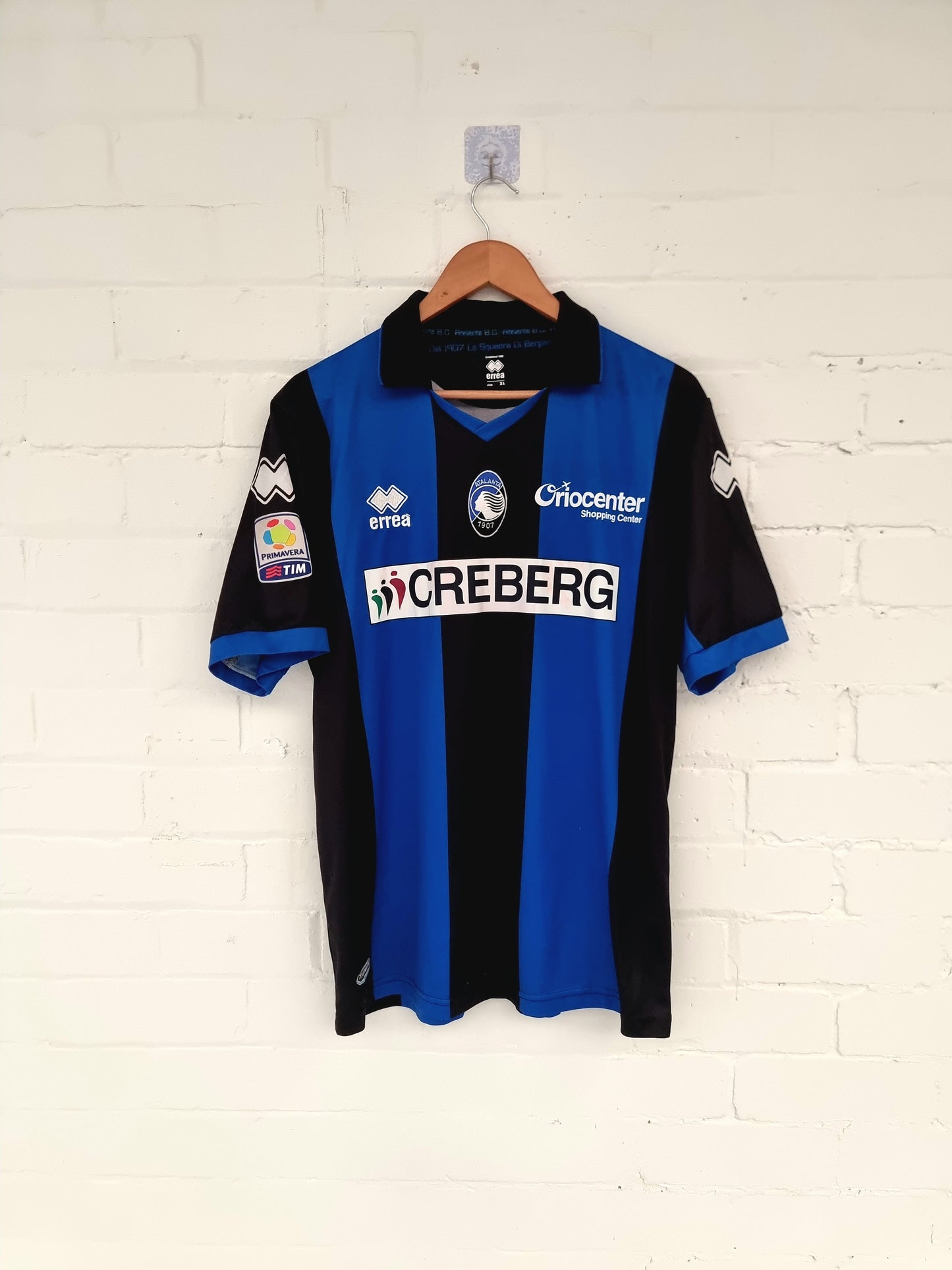 Errea Atalanta 12/13 'Redolfi 6' Match Issue Primavera Home Shirt XL