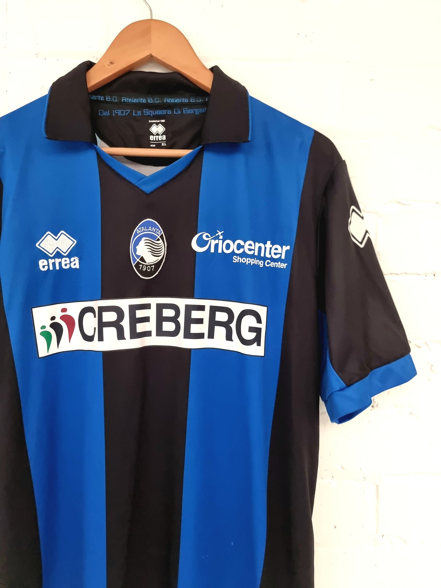 Errea Atalanta 12/13 'Redolfi 6' Match Issue Primavera Home Shirt XL