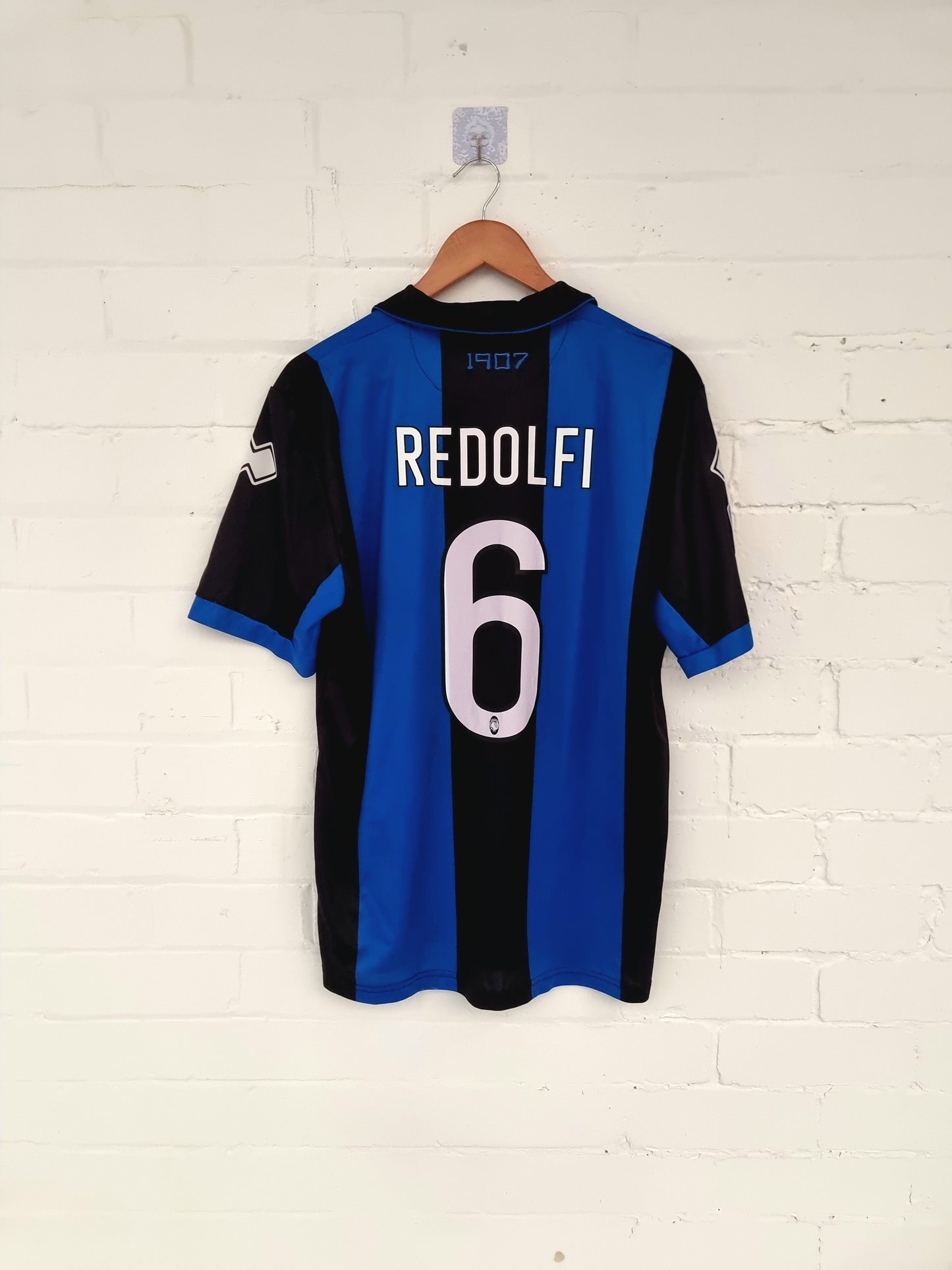 Errea Atalanta 12/13 'Redolfi 6' Match Issue Primavera Home Shirt XL