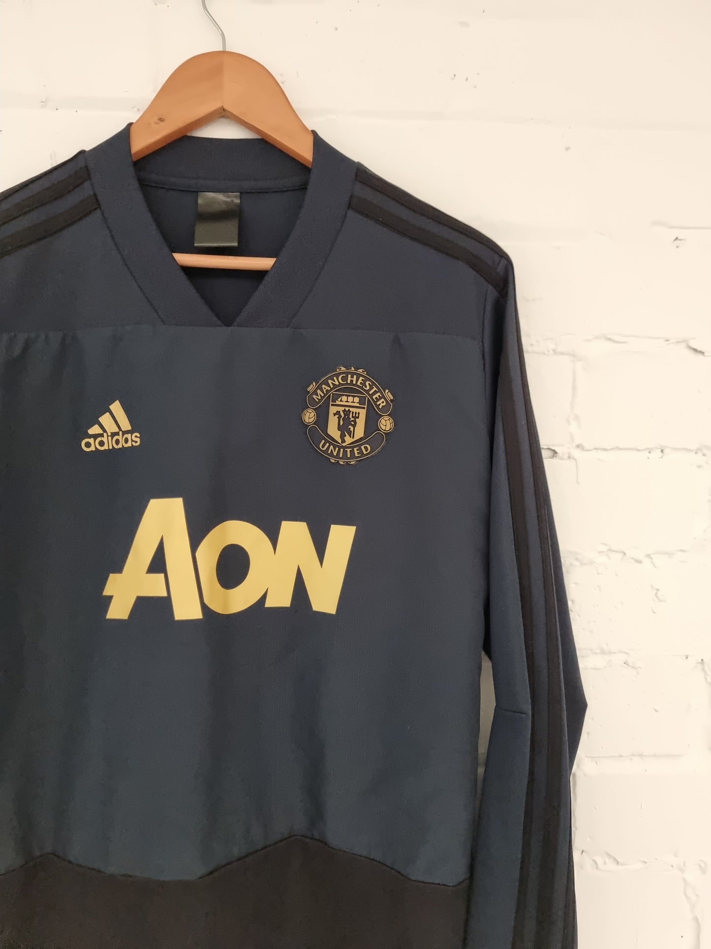 Adidas Manchester United 18/19 Champions League Drill Top Small