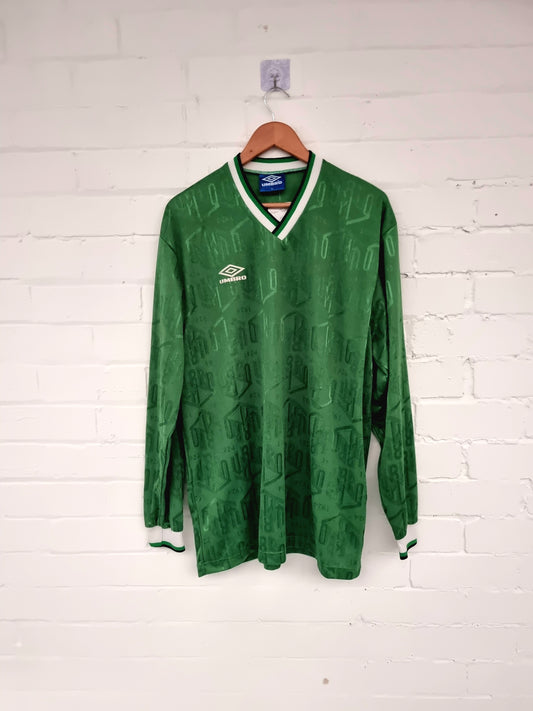 Umbro Vintage 90s Long Sleeve Template Shirt XL