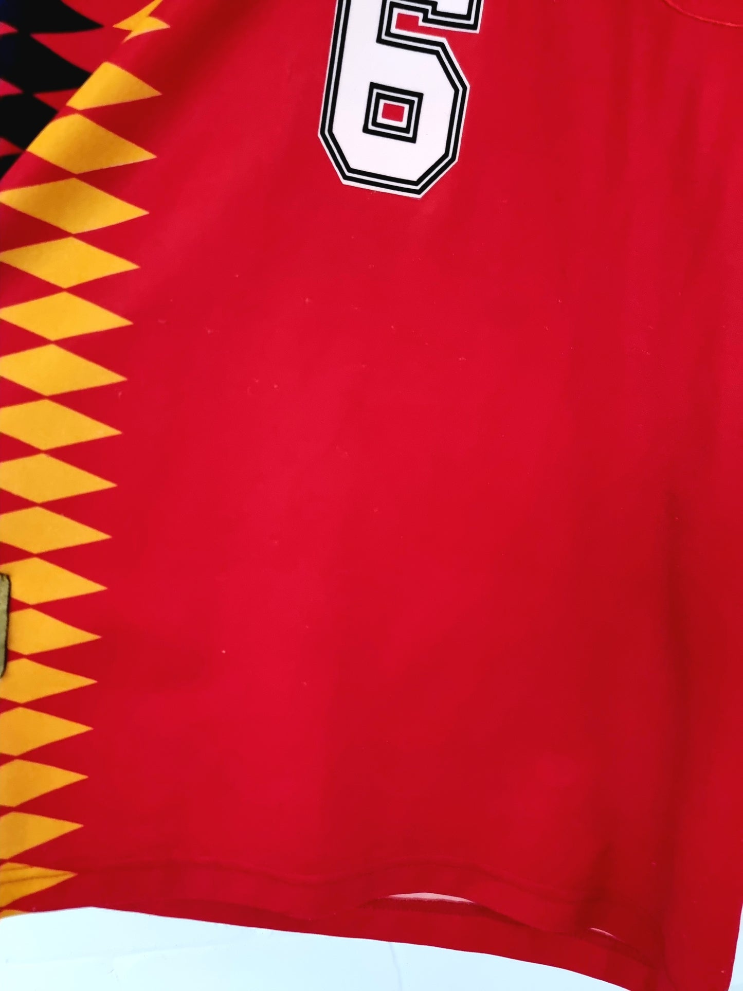 Adidas Spain 94/96 'Hierro 6' Long Sleeve Home Shirt Small