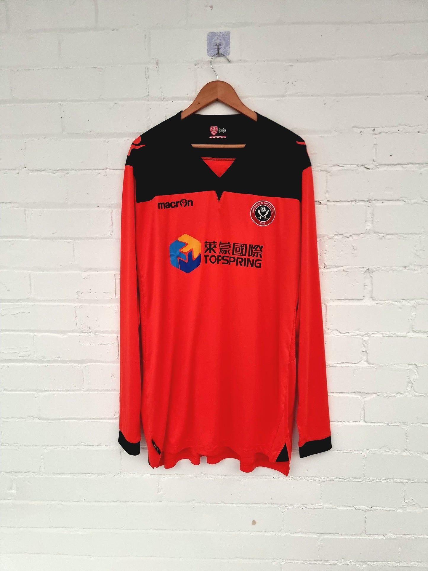 Macron Sheffield United 13/14 Long Sleeve Goalkeeper Shirt XXXL