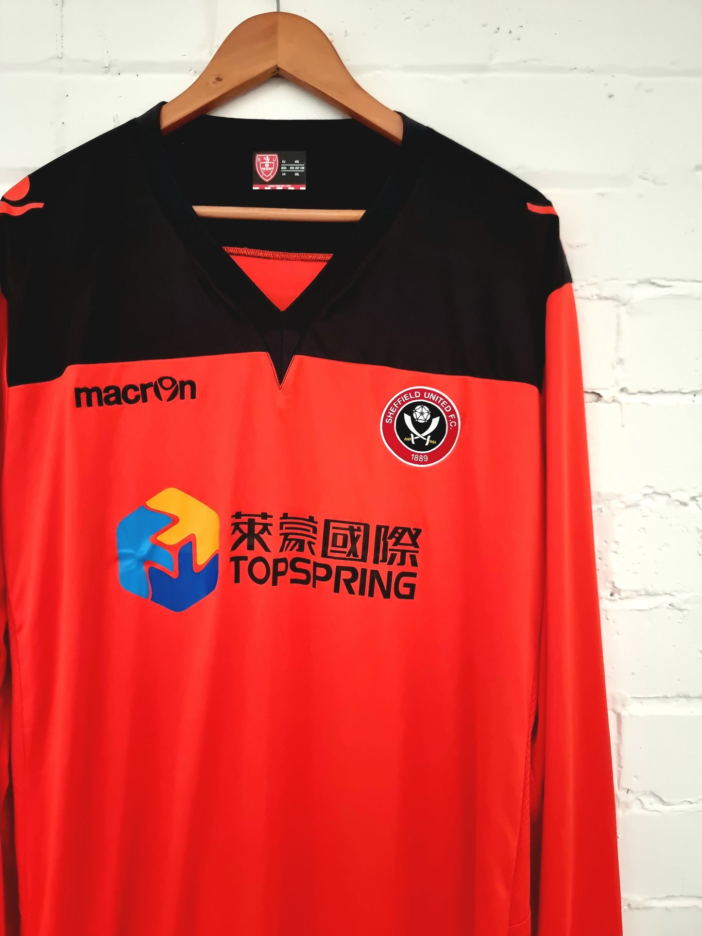 Macron Sheffield United 13/14 Long Sleeve Goalkeeper Shirt XXXL