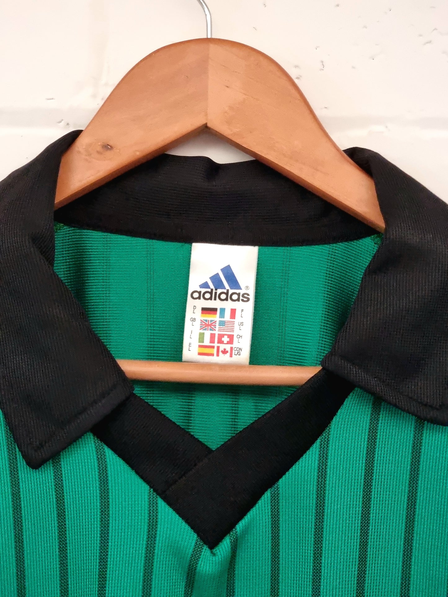 Adidas 2000s Referee's Long Sleeve Shirt Large