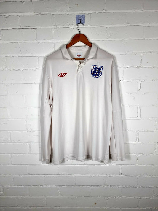 Umbro England 09/10 Long Sleeve Home Shirt XL