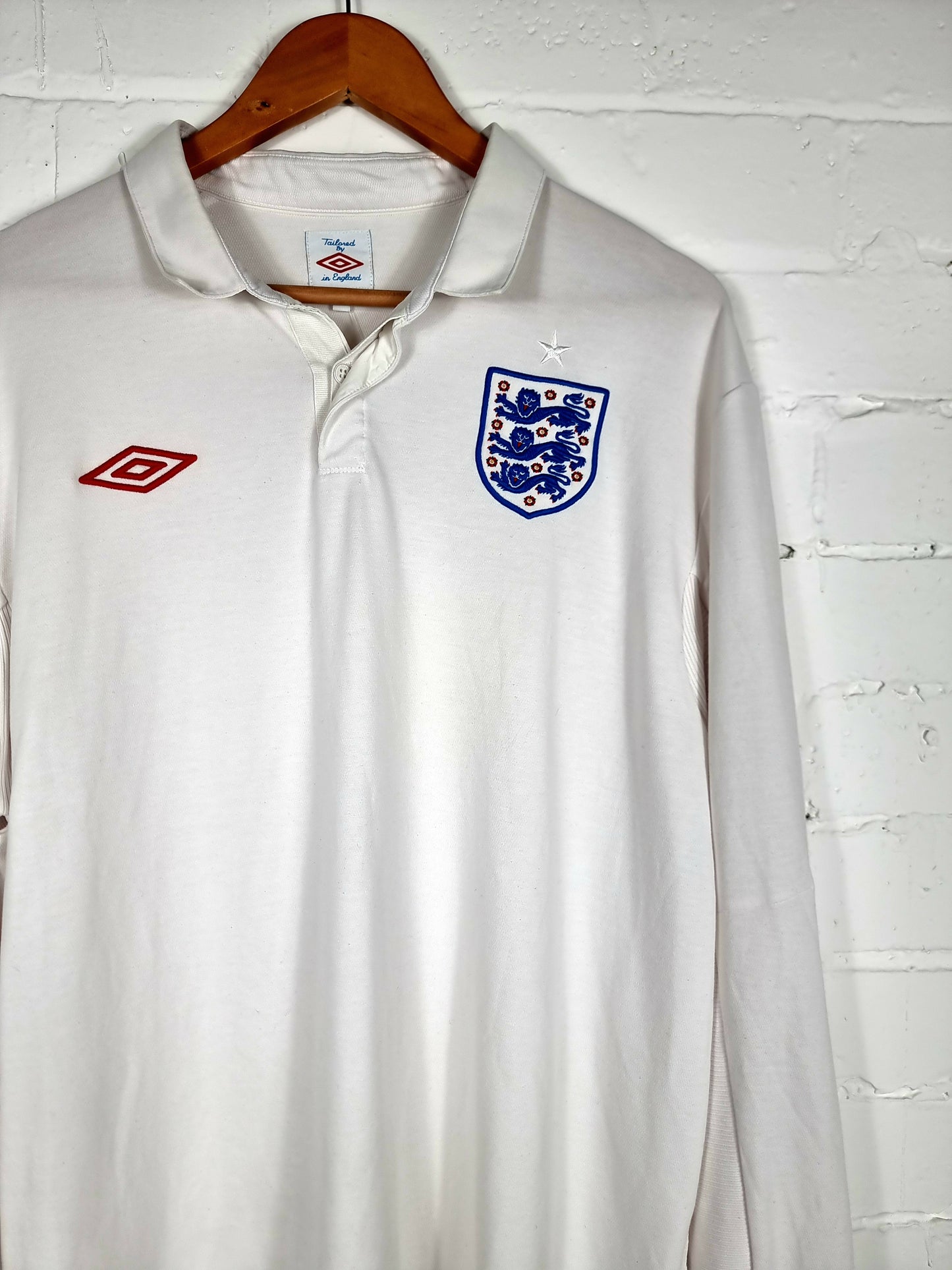 Umbro England 09/10 Long Sleeve Home Shirt XL