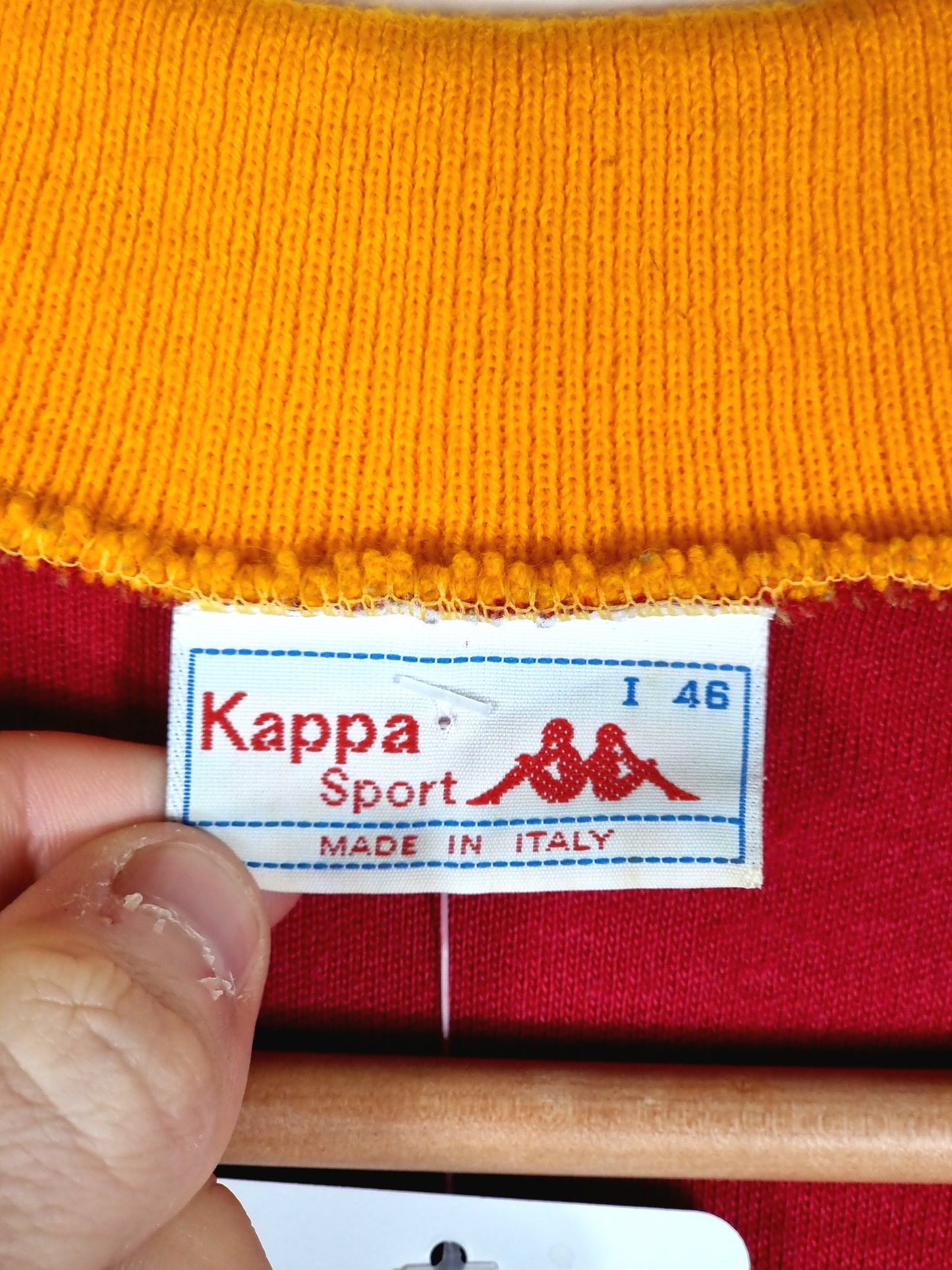 Kappa Roma 84/85 '11 (Graziani)' Long Sleeve Home Shirt Medium