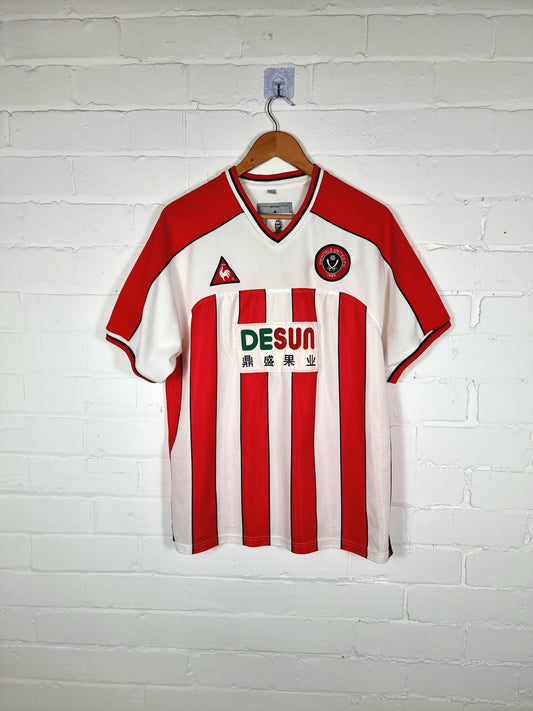 Le Coq Sportif Sheffield United 02/04 Home Shirt Medium