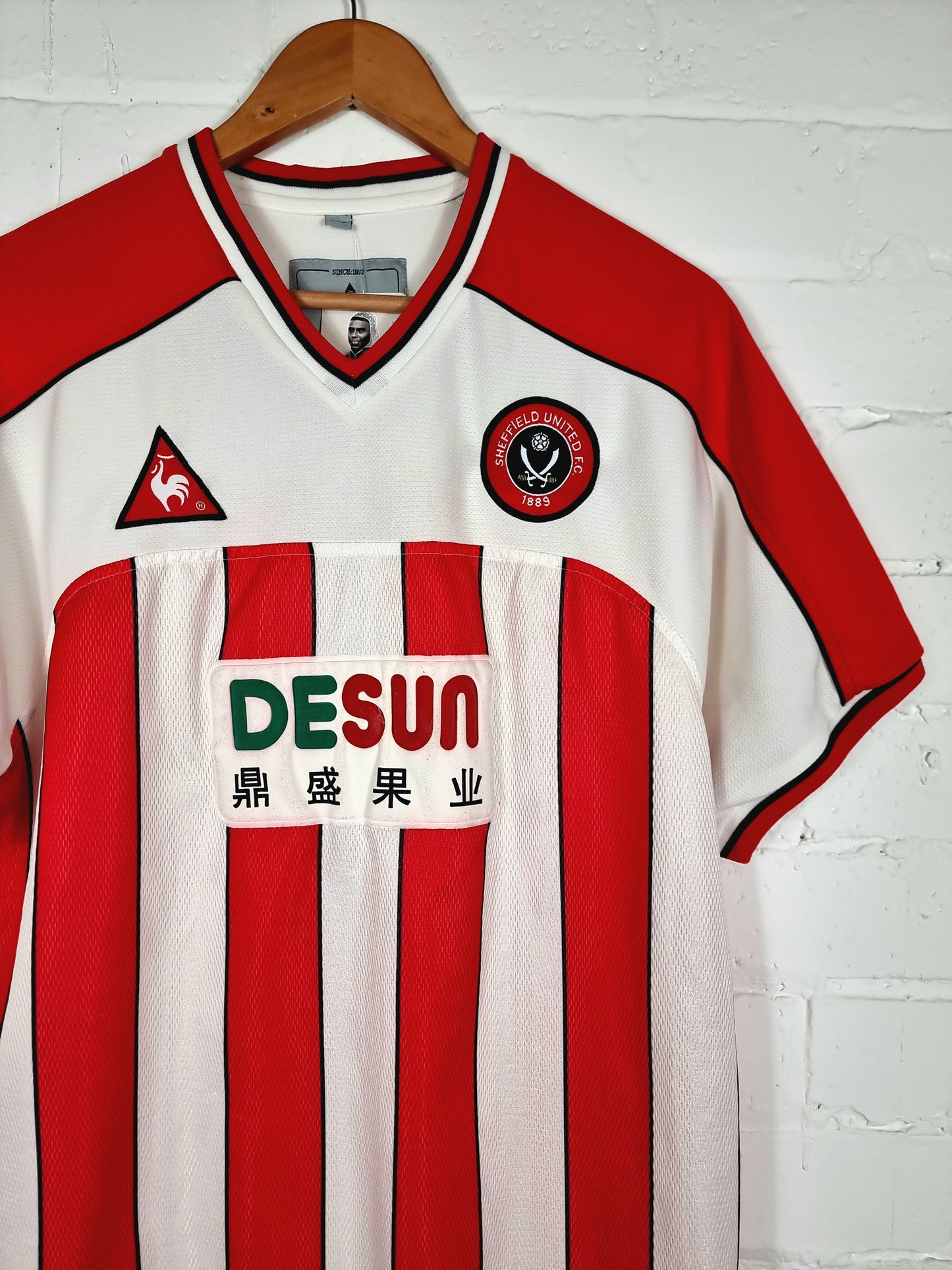 Le Coq Sportif Sheffield United 02/04 Home Shirt Medium