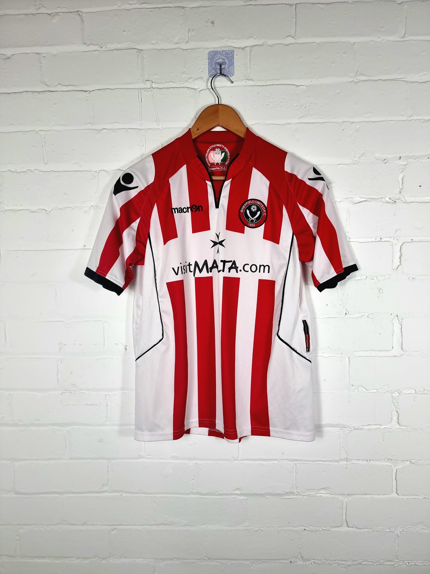 Macron Sheffield United 10/11 Home Shirt Youth XL