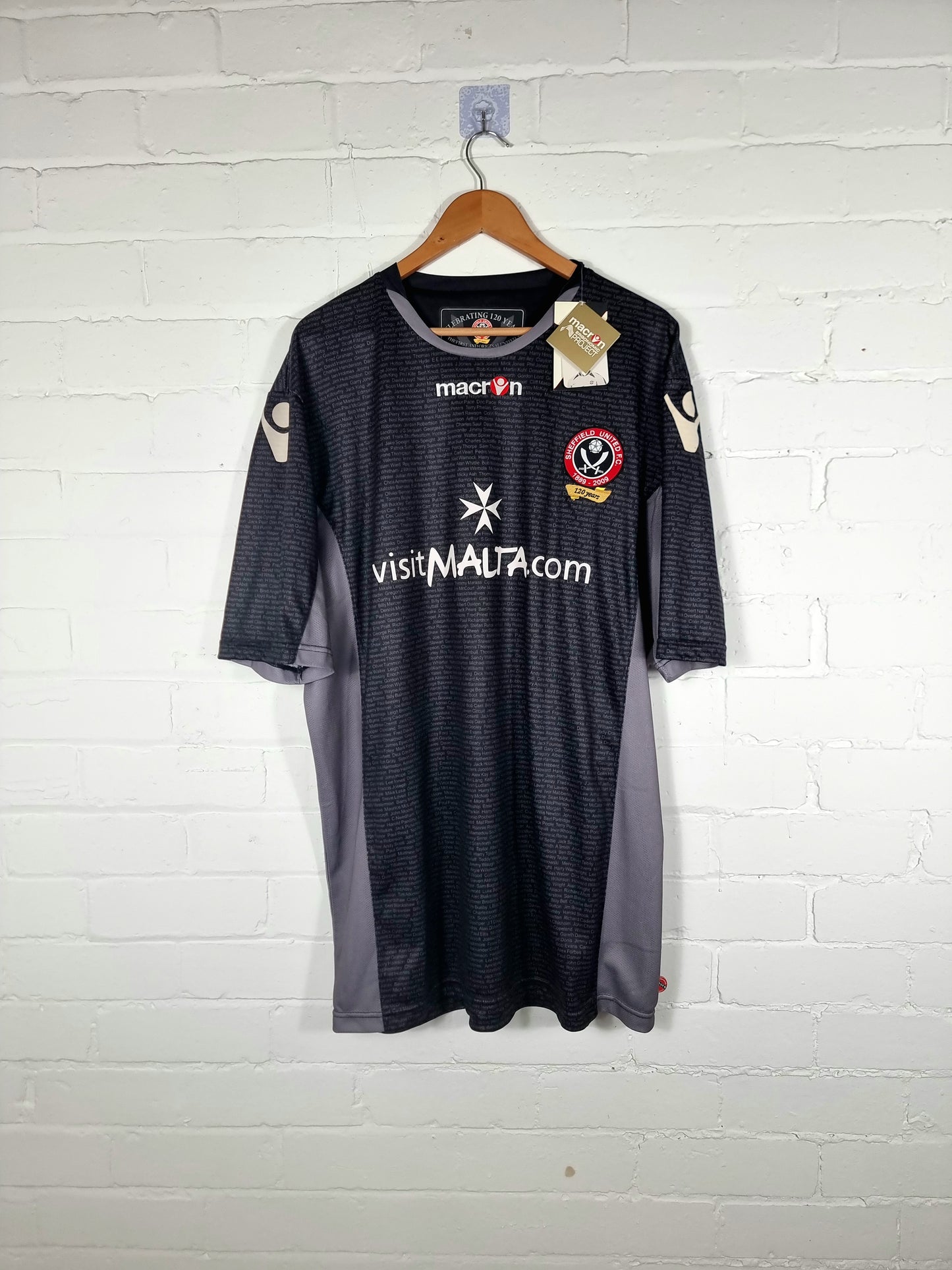 Macron Sheffield United 09/10 Deadstock 120th Anniversary Third Shirt XXXL