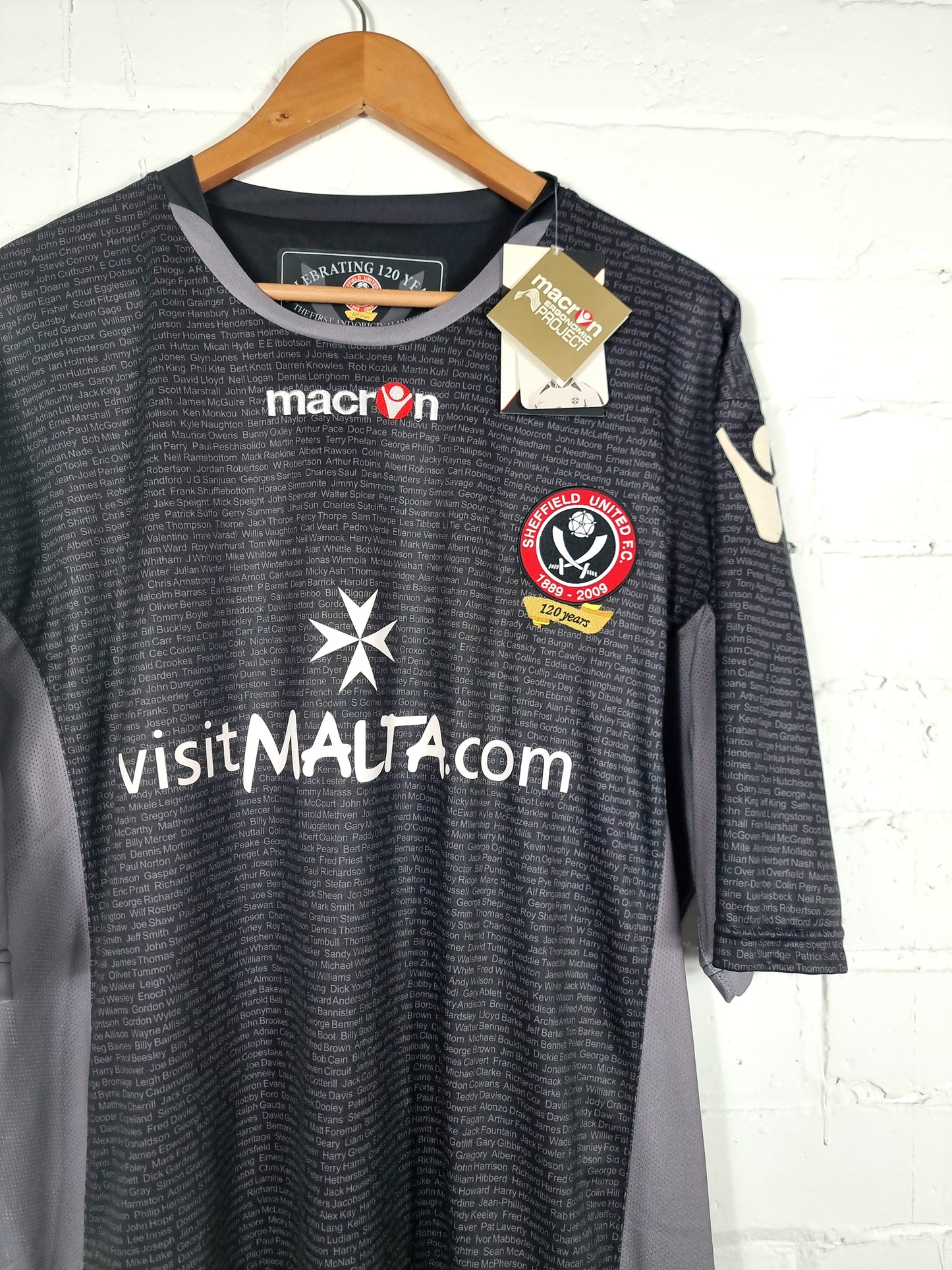 Macron Sheffield United 09/10 Deadstock 120th Anniversary Third Shirt XXXL