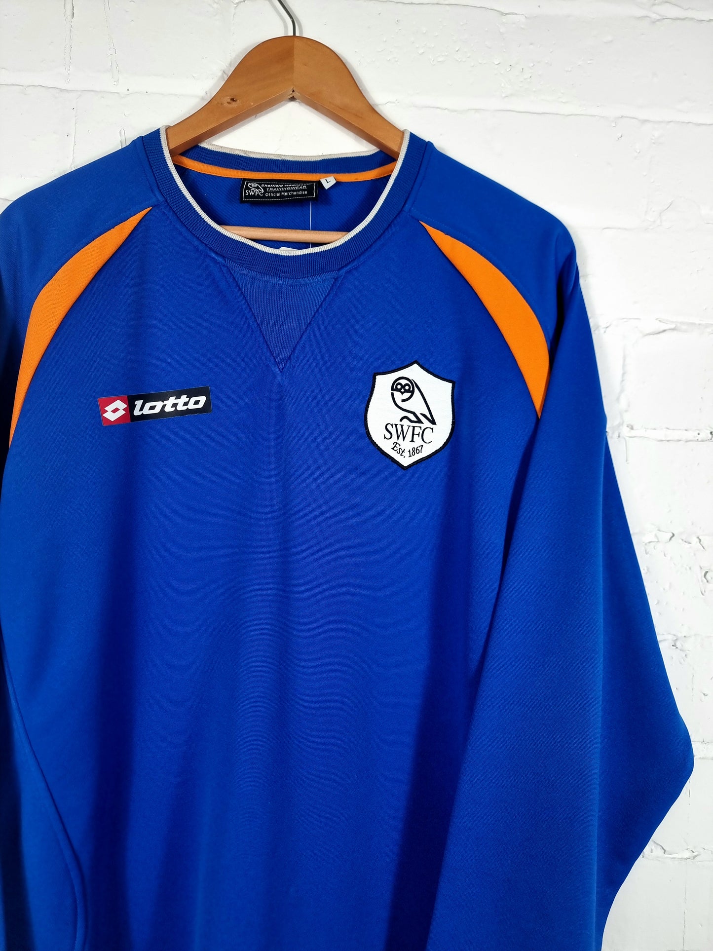 Lotto Sheffield Wednesday 07/08 Training Sweatshirt Large