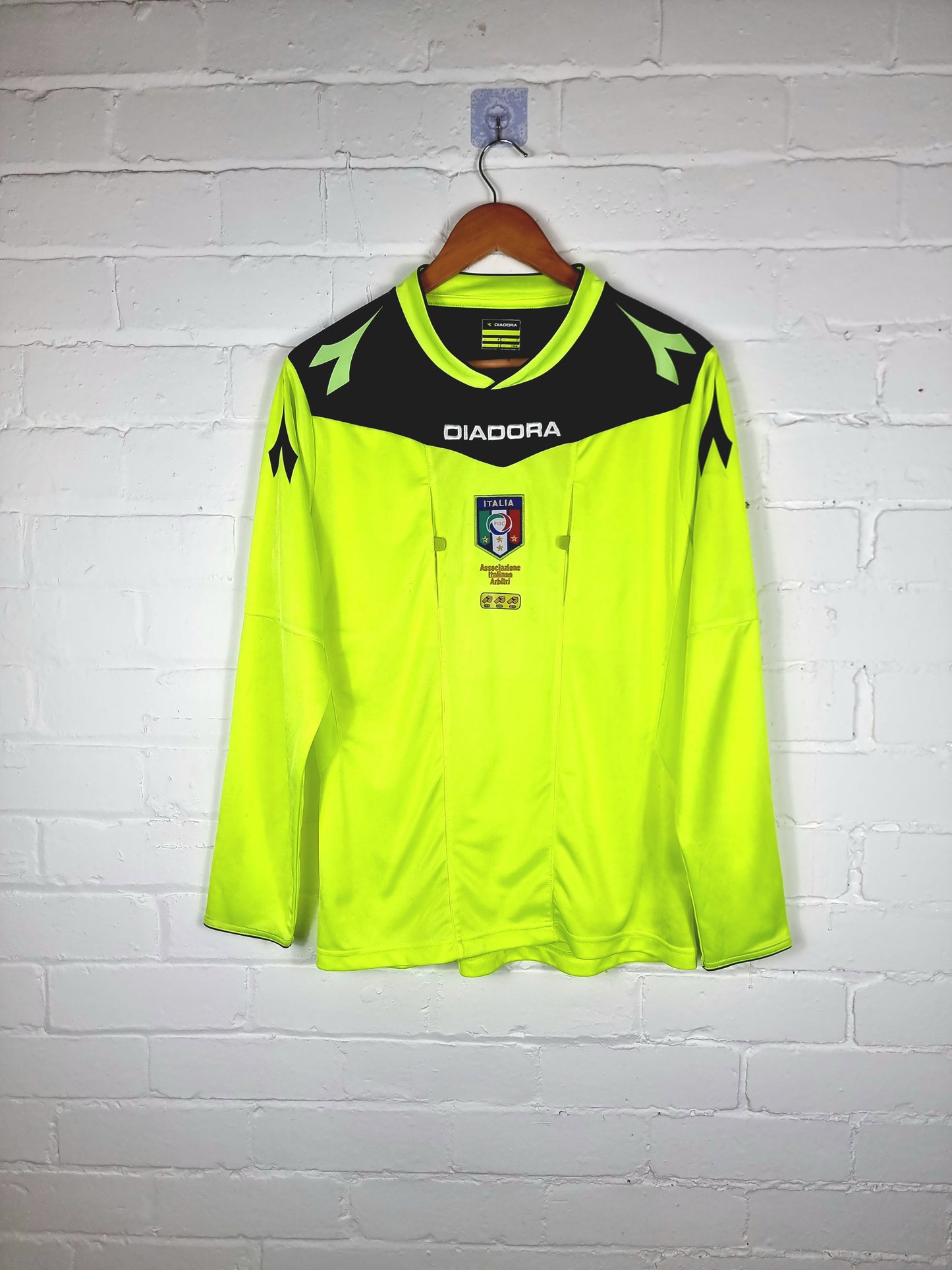 Diadora 2014 Serie A Referee's Long Sleeve Shirt Small