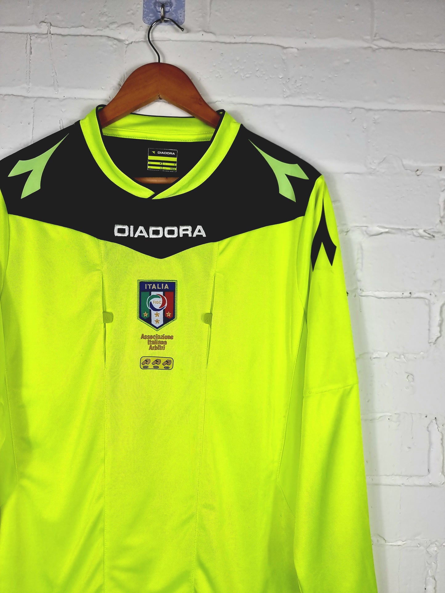 Diadora 2014 Serie A Referee's Long Sleeve Shirt Small