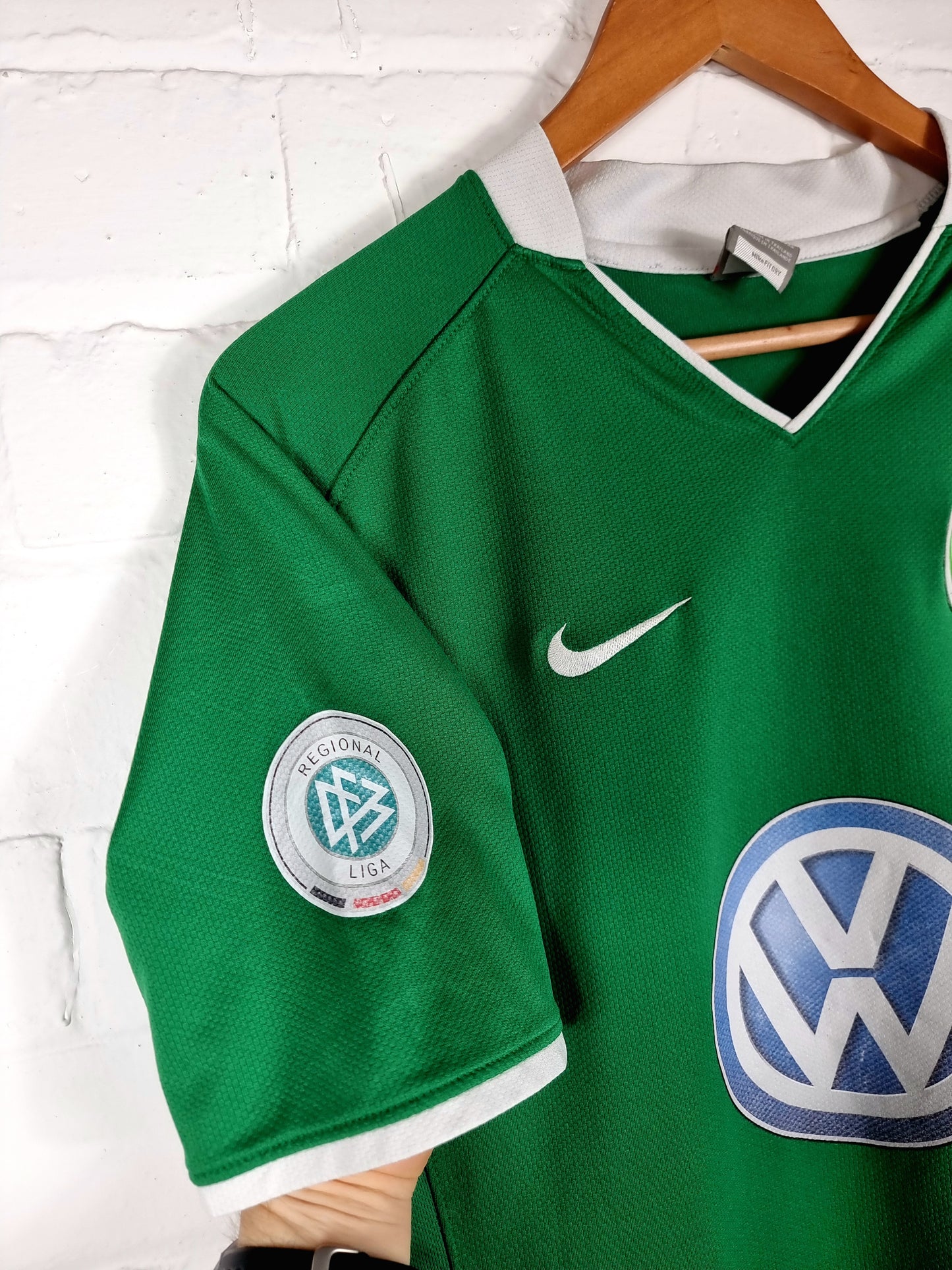 Nike Wolfsburg II 08/09 Match Issue Regional Liga Home Shirt Large