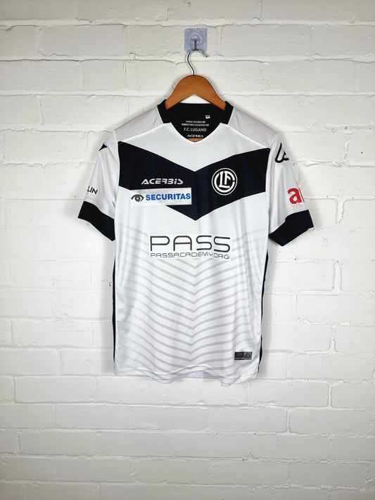 Acerbis FC Lugano 18/19 Match Issue Youth Away Shirt Medium