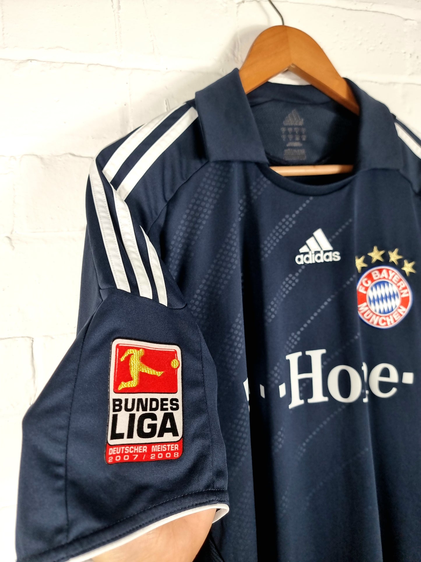 Adidas Bayern Munich 08/09 'Toni 9' Away Shirt Large