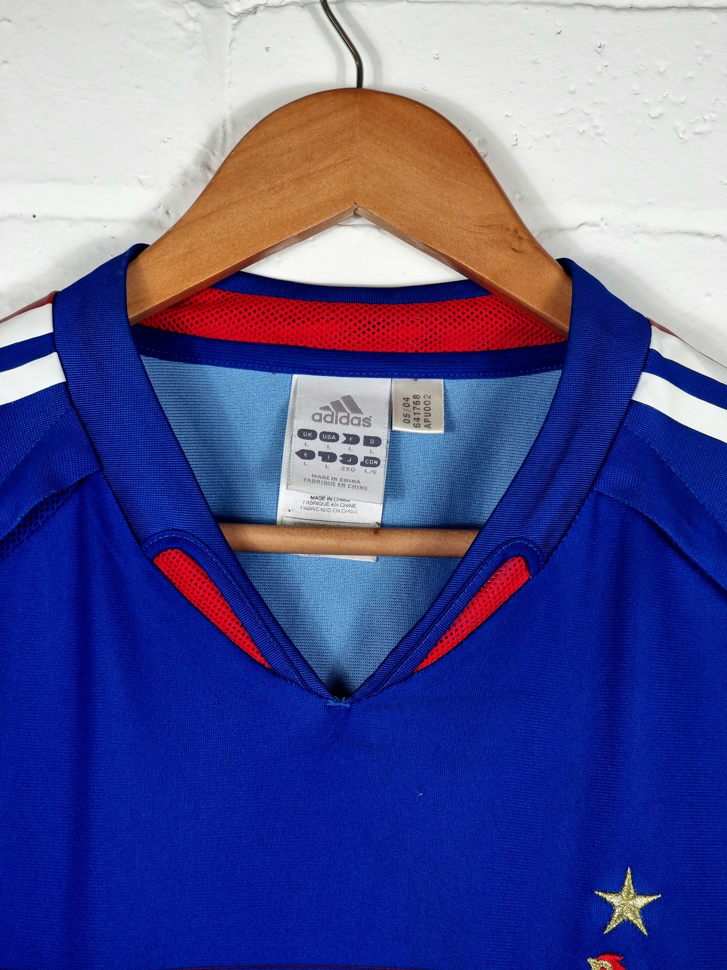 Adidas France 04/06 Home Shirt Large