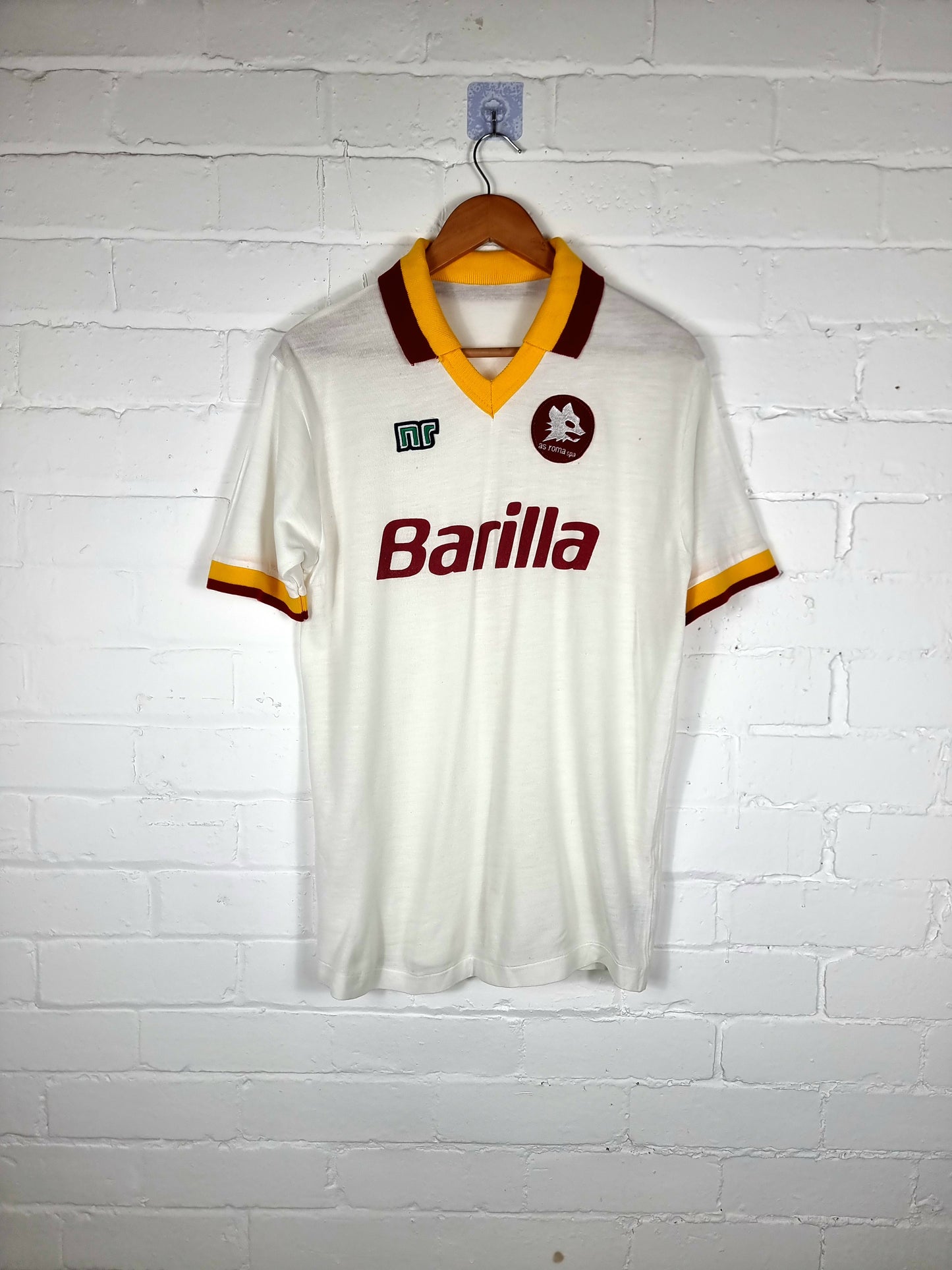 Ennerre Roma 87/88 Match Issue Away Shirt Medium