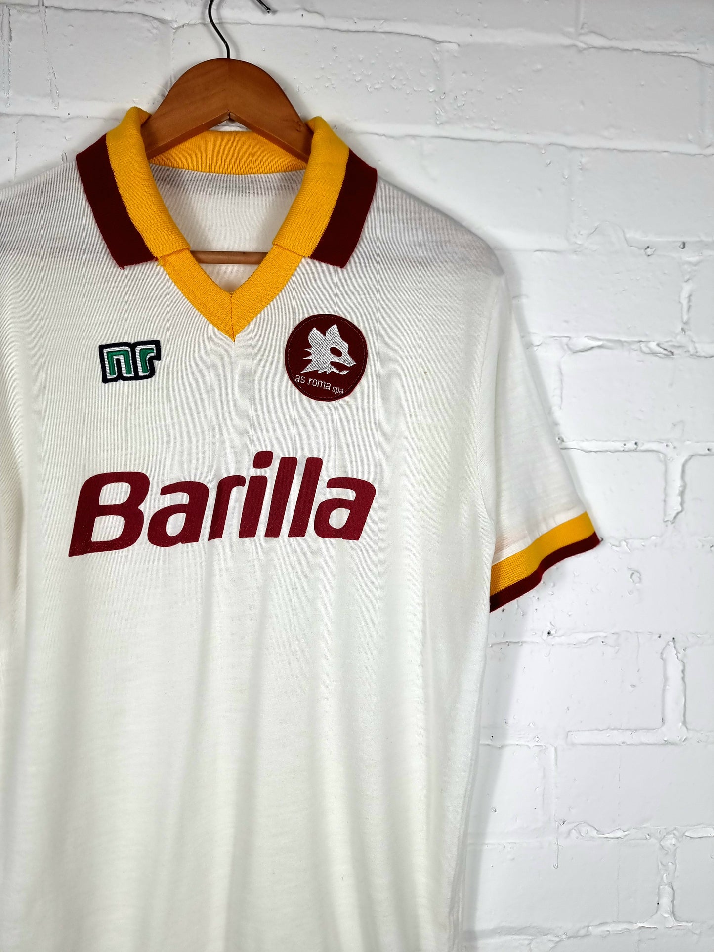 Ennerre Roma 87/88 Match Issue Away Shirt Medium