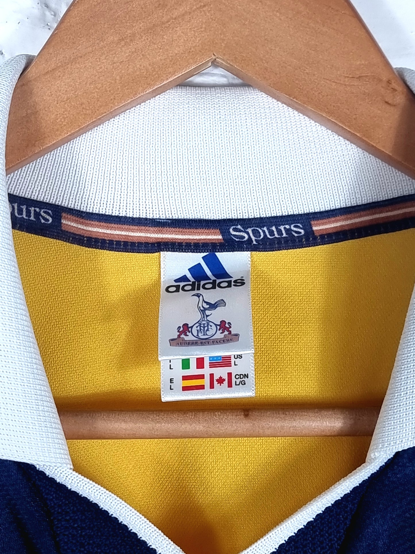 Adidas Tottenham Hotspur 99/01 Away Shirt Large