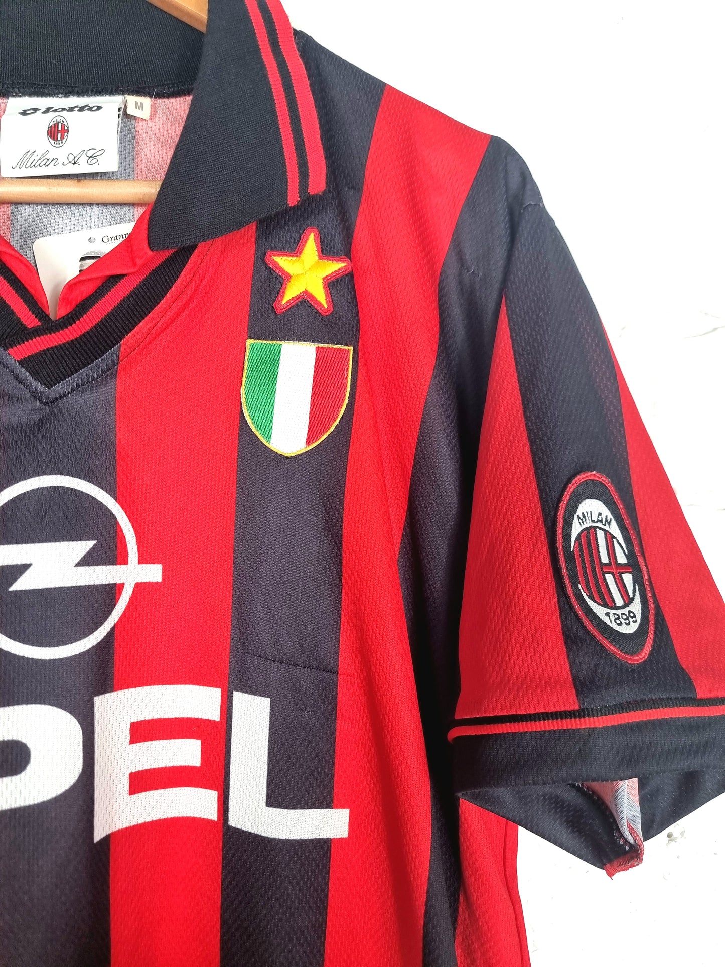 Lotto AC Milan 96/97 Home Shirt Medium