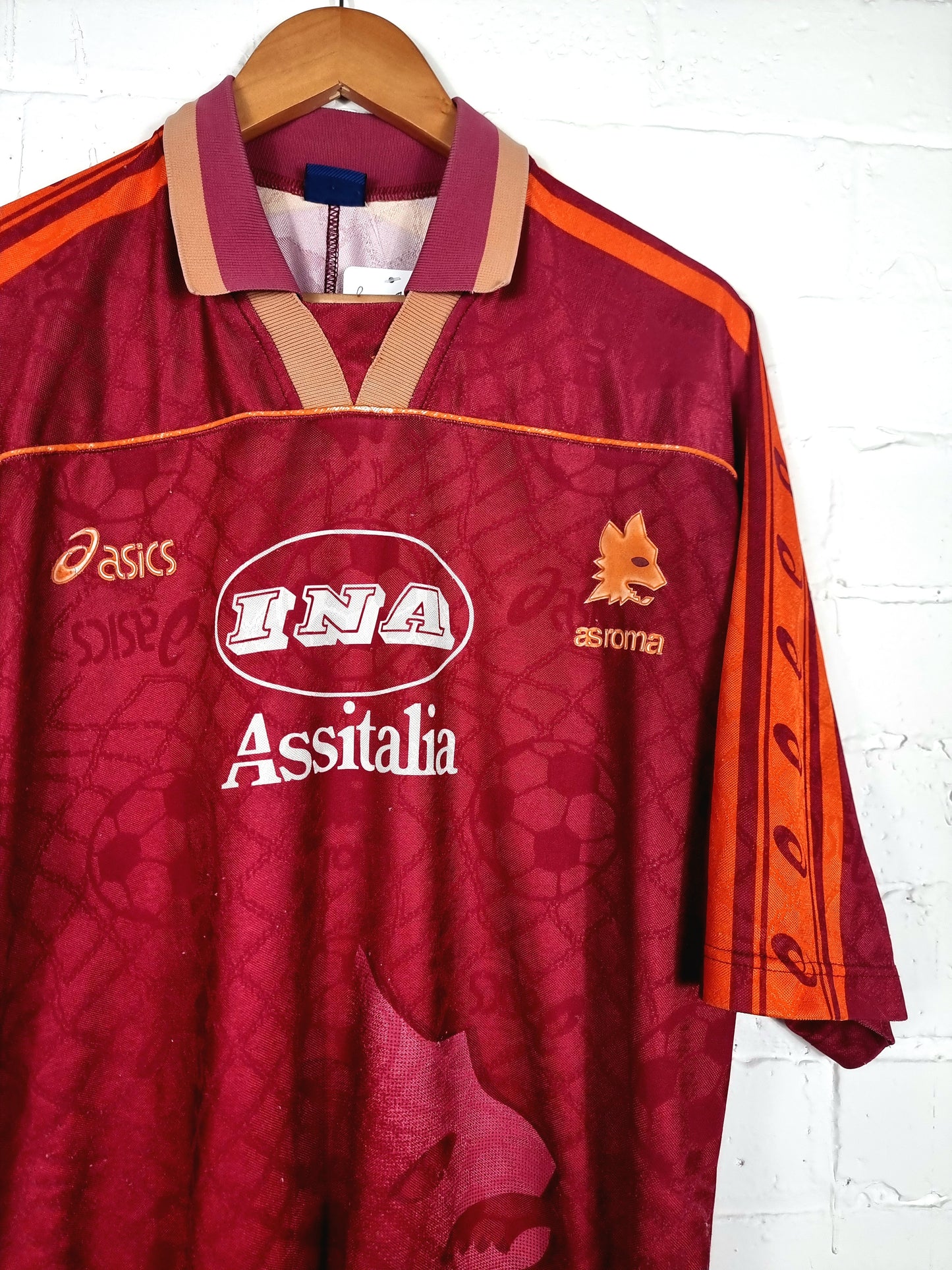 Asics Roma 95/96 Home Shirt XL