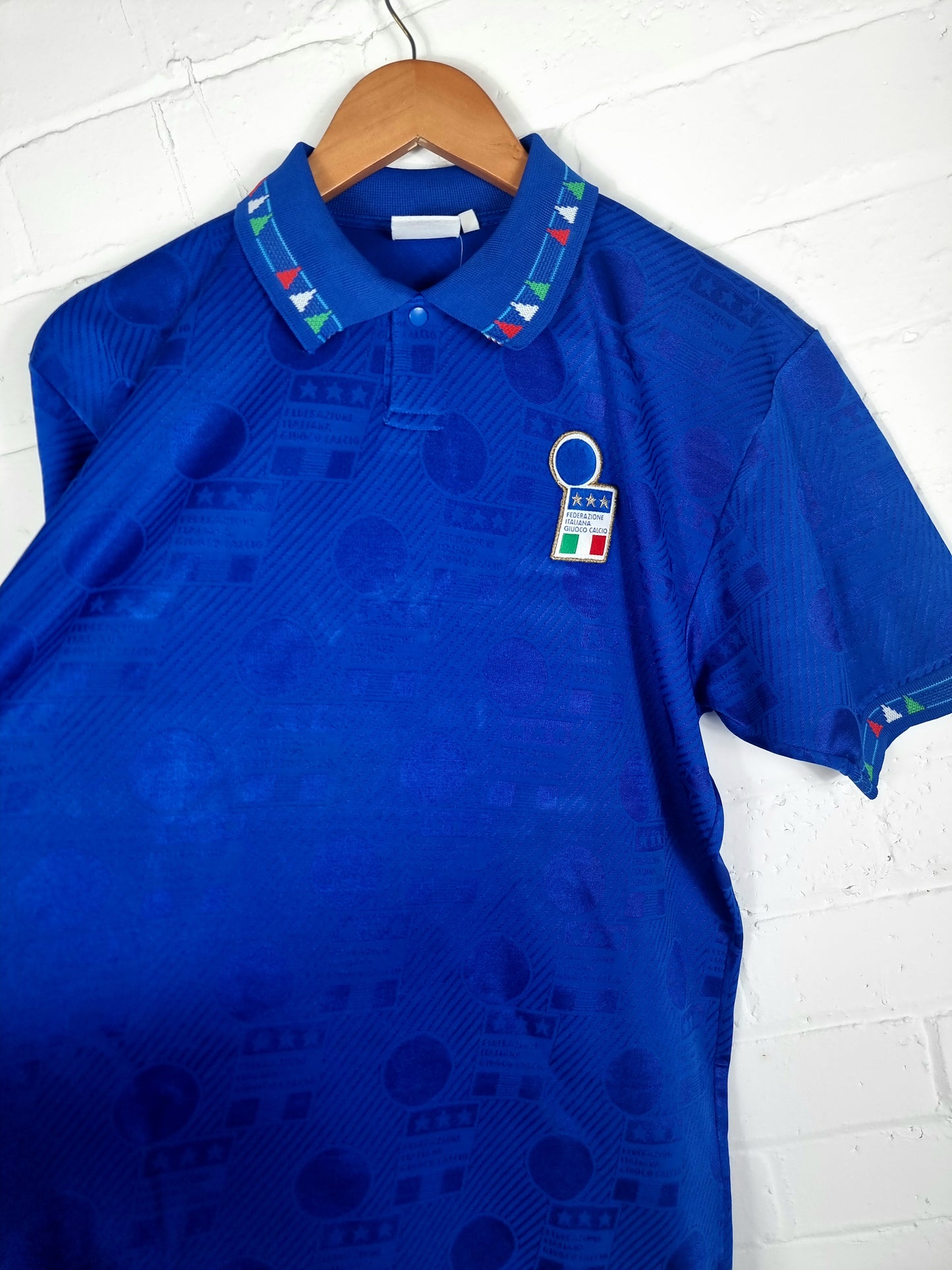 Diadora Italy 93/94 Player Spec Home Shirt Large