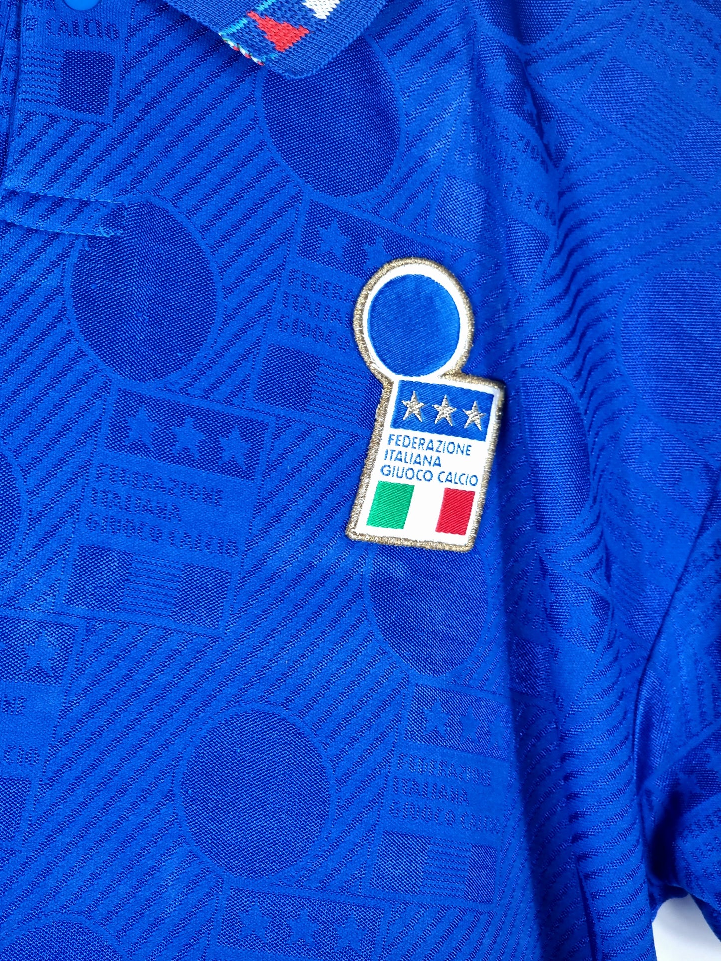 Diadora Italy 93/94 Player Spec Home Shirt Large