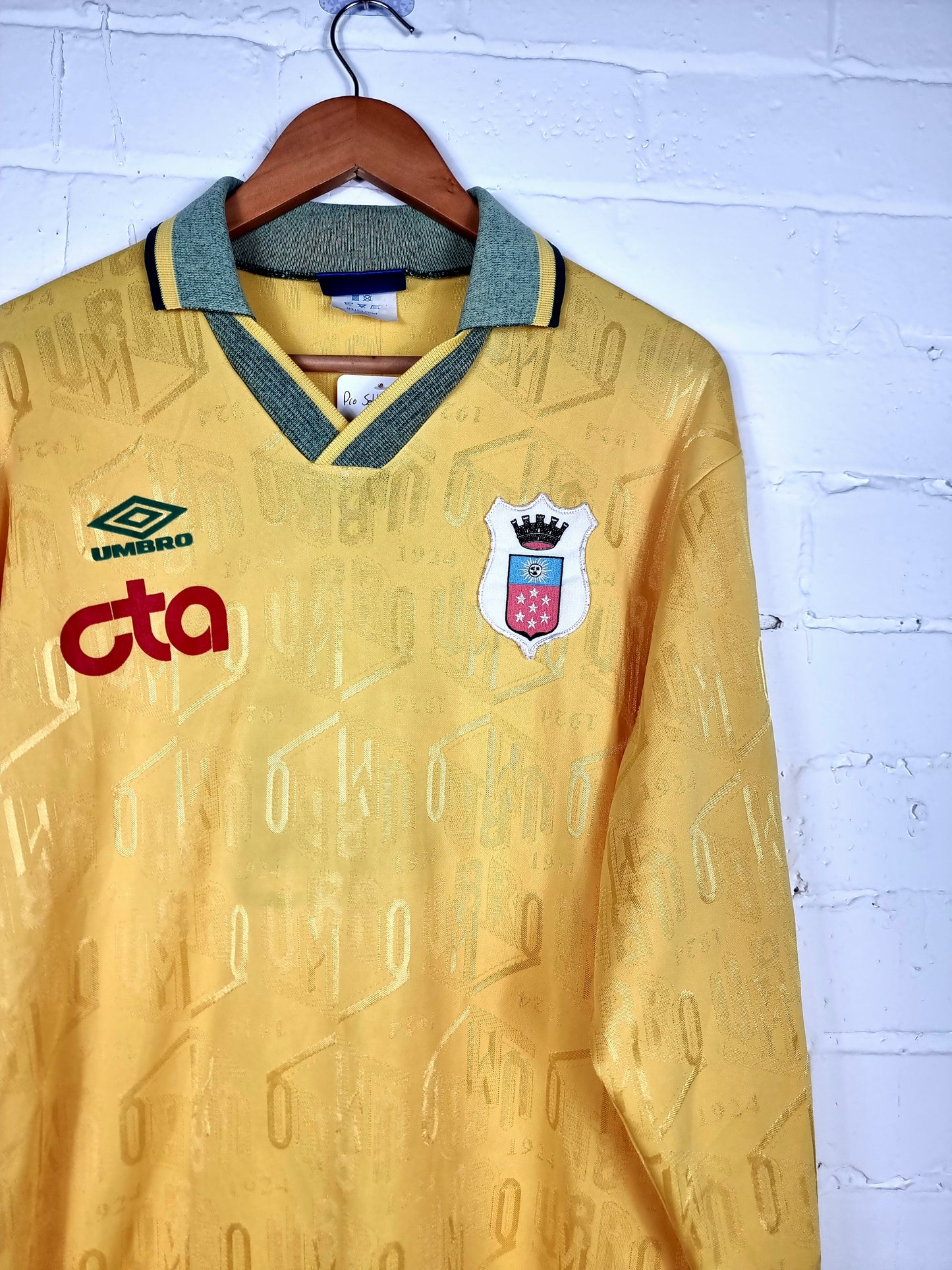 Umbro Pro Settimo 90s Long Sleeve Football Shirt XL