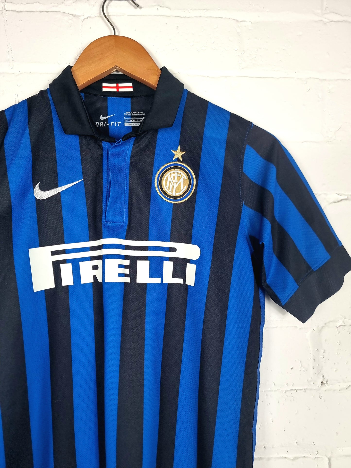 Nike Inter Milan 11/12 Home Shirt Large Boys