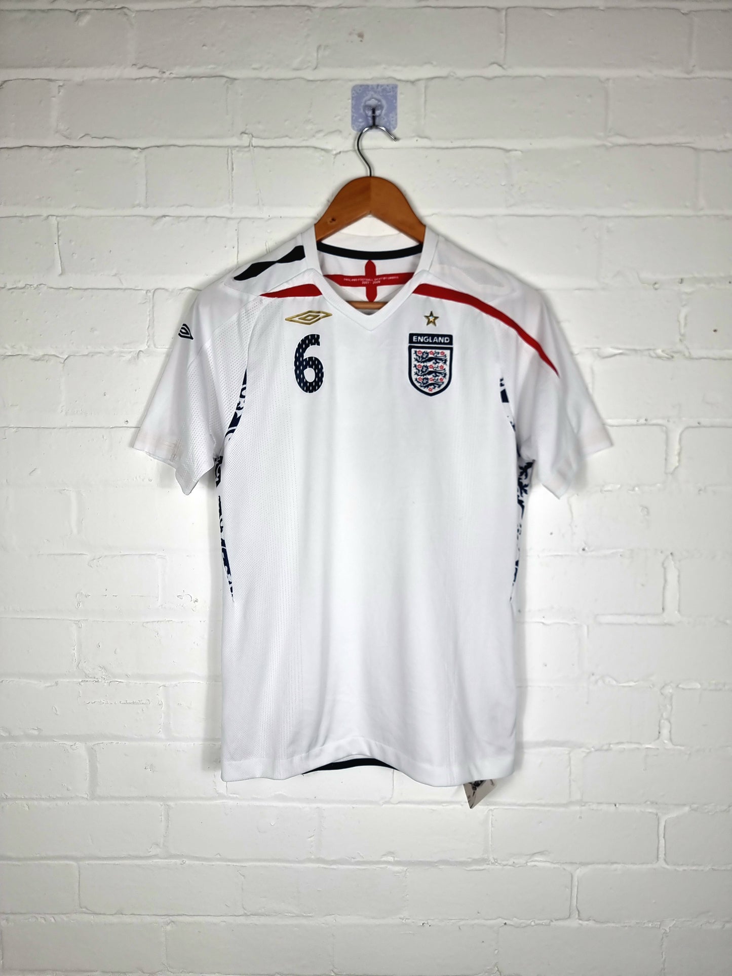 Umbro England 07/09 'Terry 6' Home Shirt XL Boys