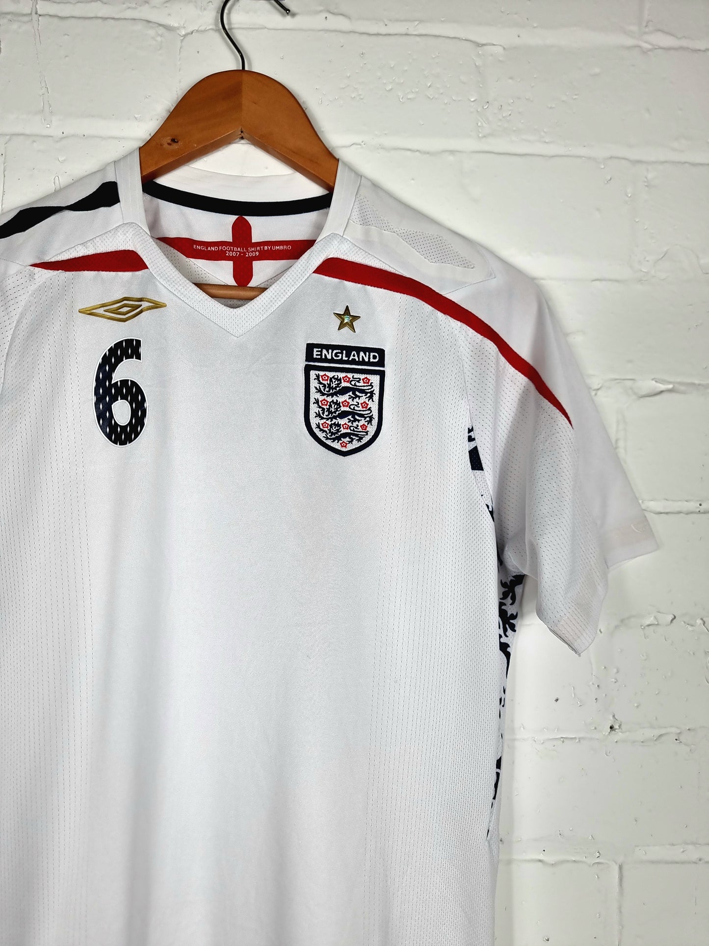 Umbro England 07/09 'Terry 6' Home Shirt XL Boys