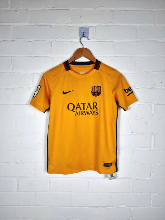 Nike Barcelona 15/16 Away Shirt Large Boys