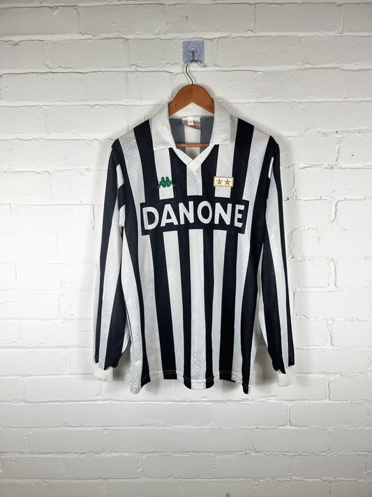 Kappa Juventus 92/94 Long Sleeve Home Shirt Large