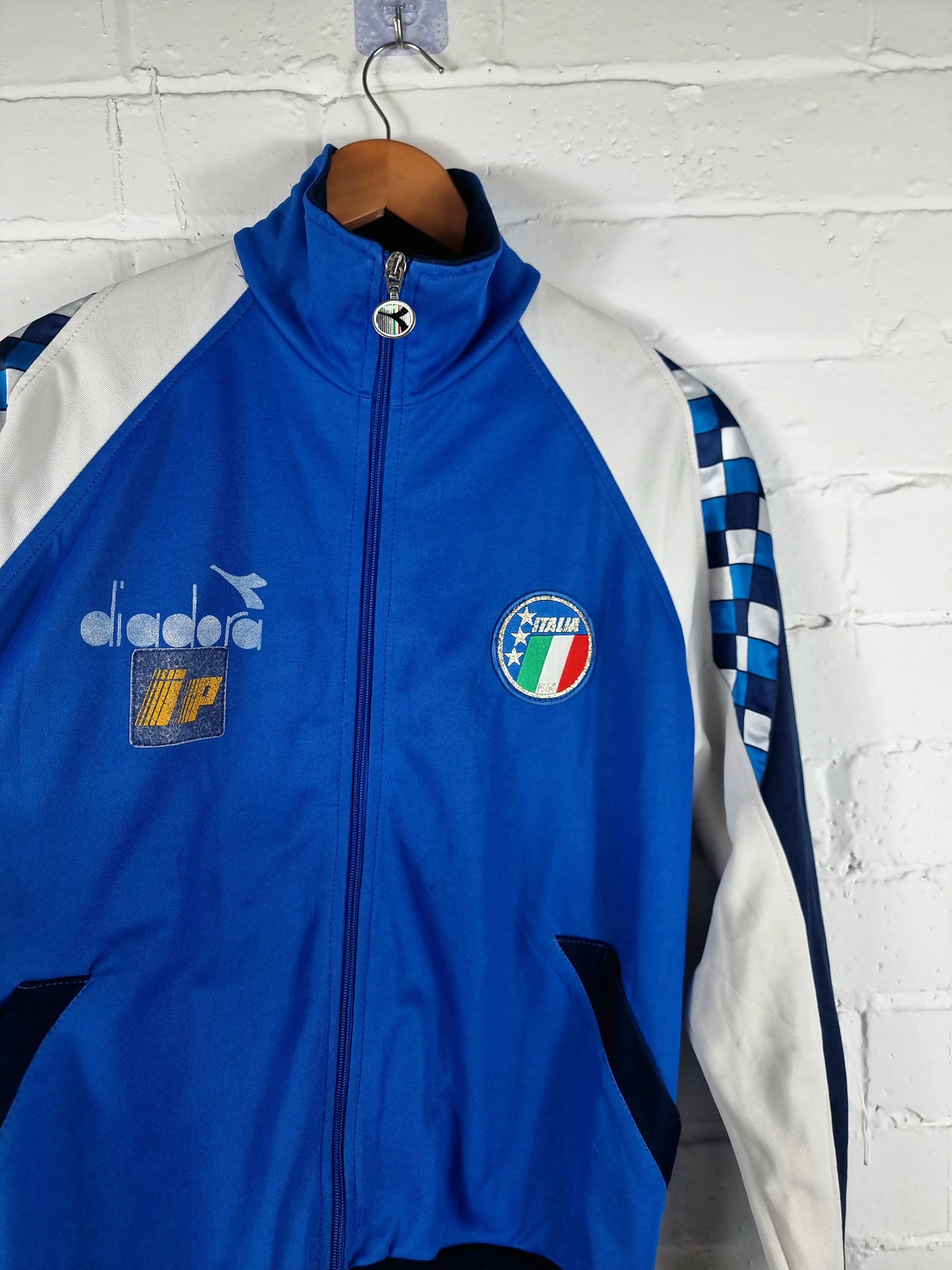 Diadora Italy 90/92 Player Issue Track Jacket Large