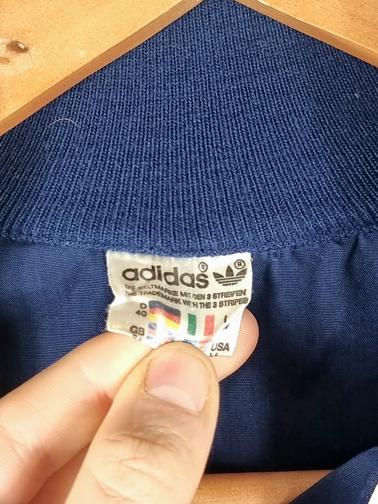 Adidas 80s Vintage Smock Jacket Medium