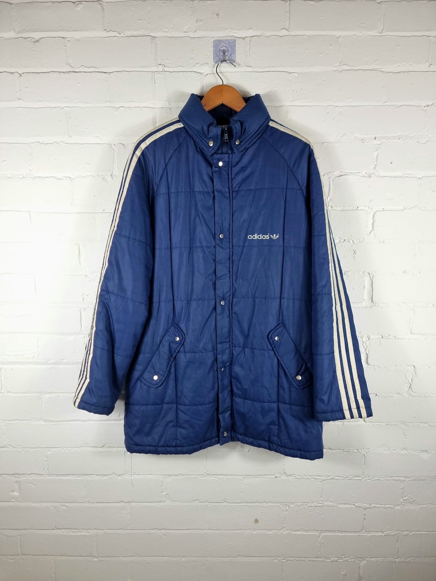 Adidas 90s Vintage Padded Coat Large