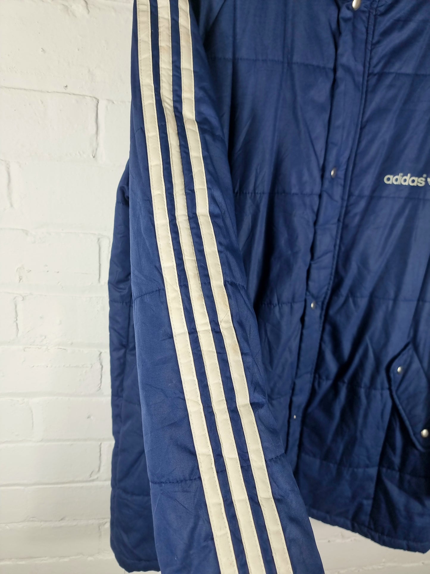 Adidas 90s Vintage Padded Coat Large