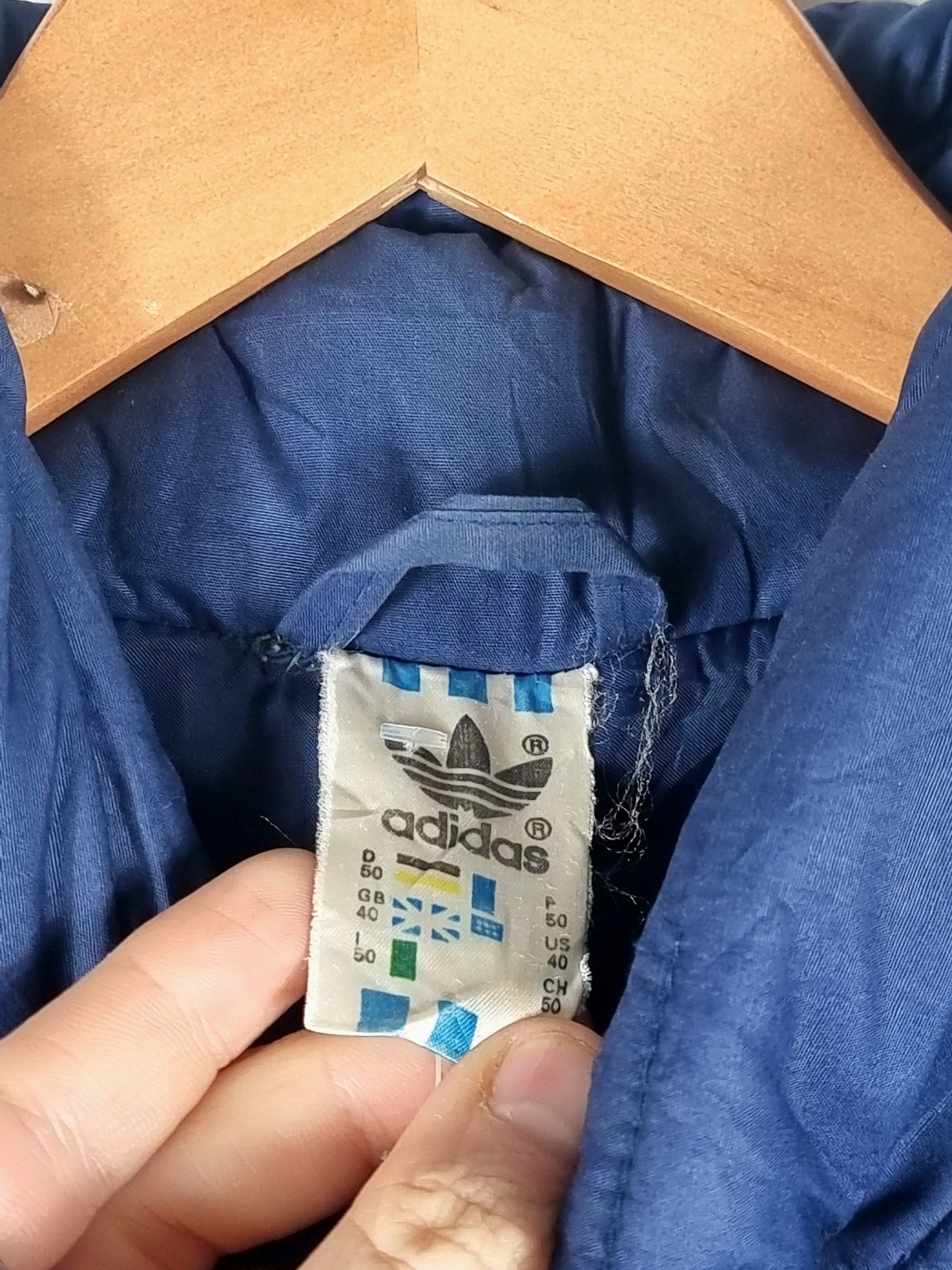 Adidas 90s Vintage Padded Coat Large