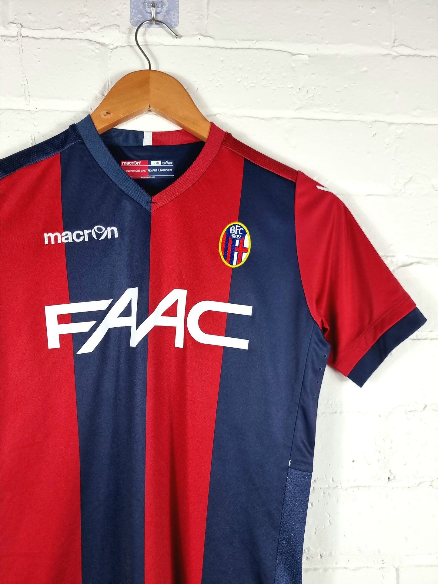 Macron Bologna 16/17 Home Shirt Large Youth