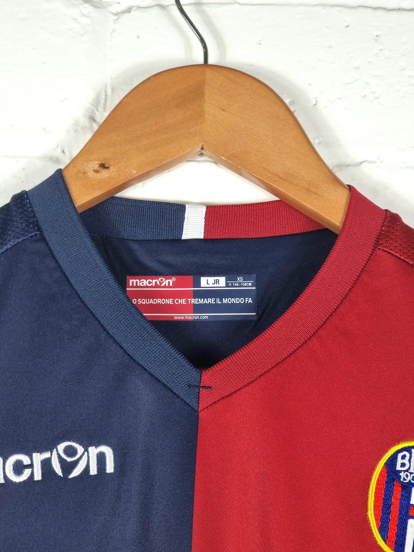 Macron Bologna 16/17 Home Shirt Large Youth