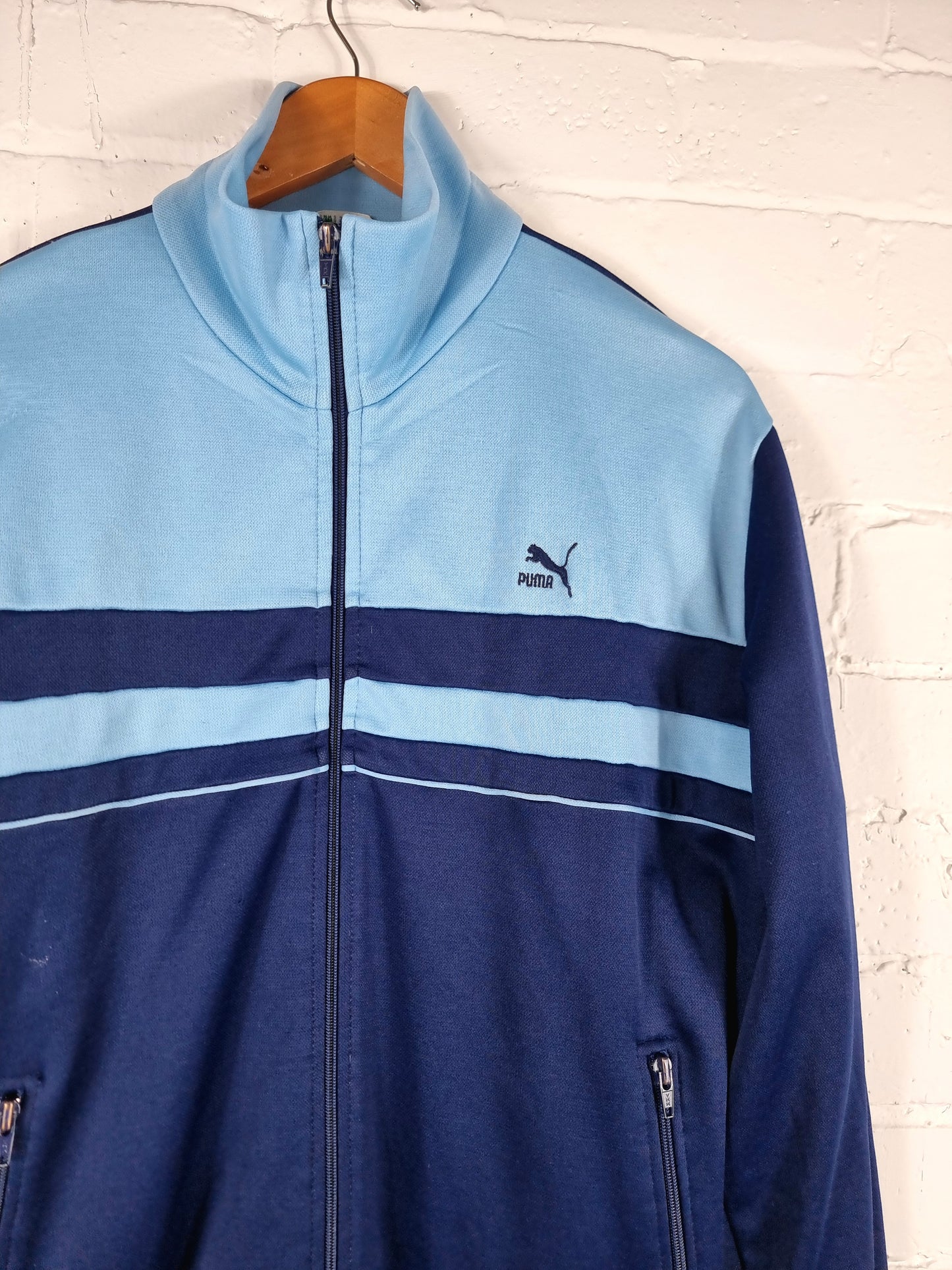 Puma 80s Vintage Track Jacket Large