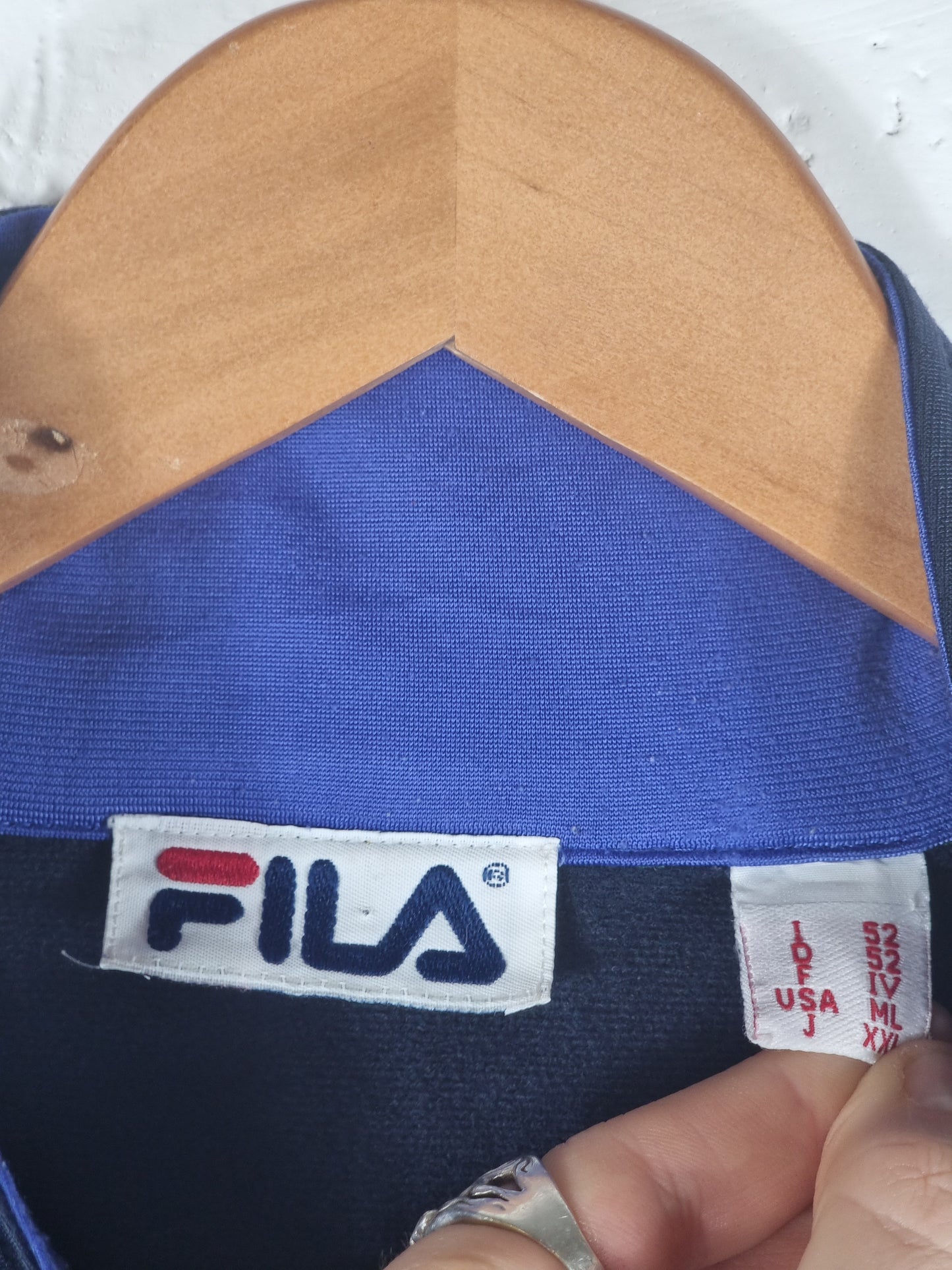 Fila 90s Vintage Track Jacket XL