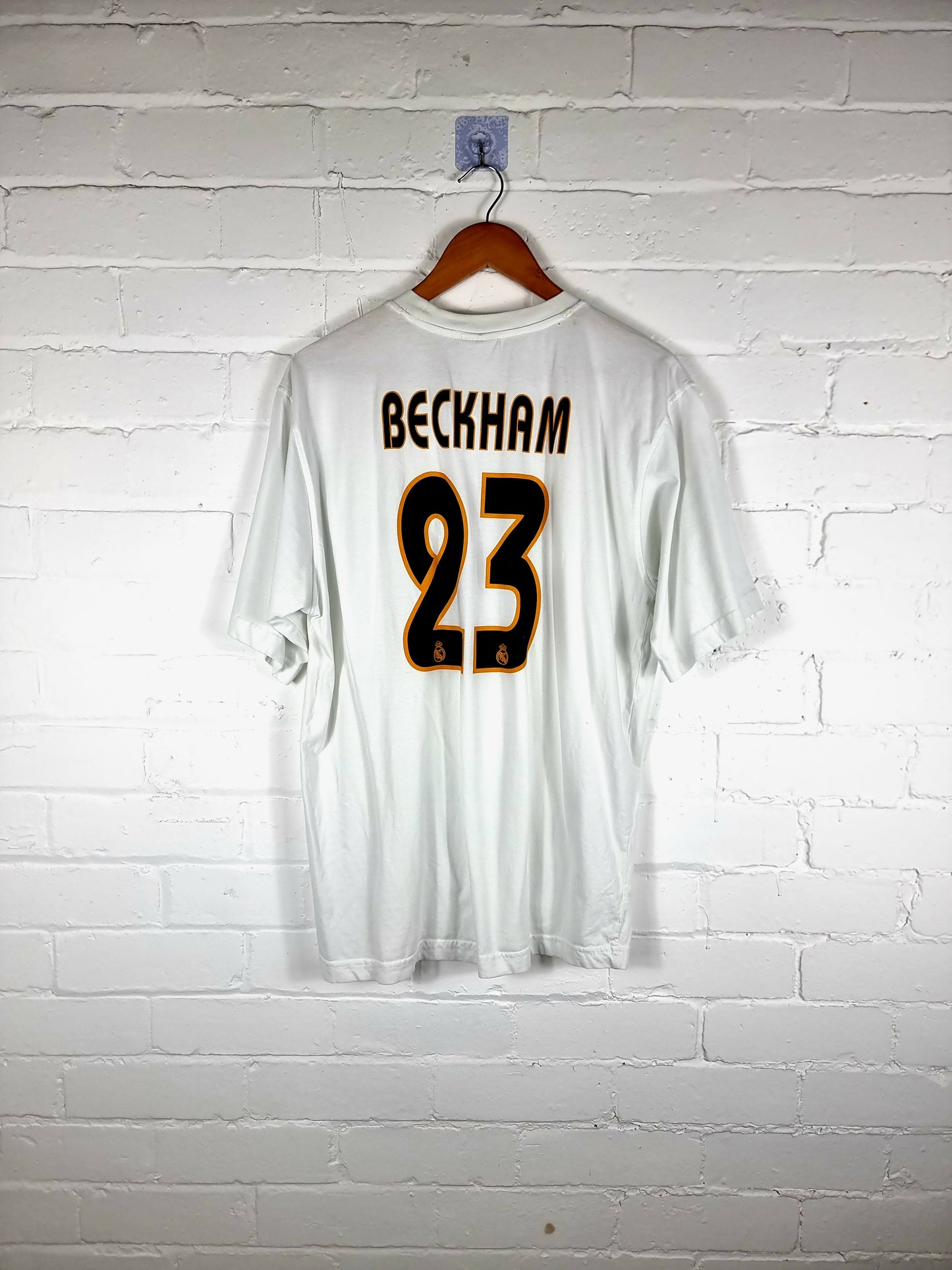 Adidas Real Madrid 03/04 'Beckham 23' Leisure T-Shirt Large