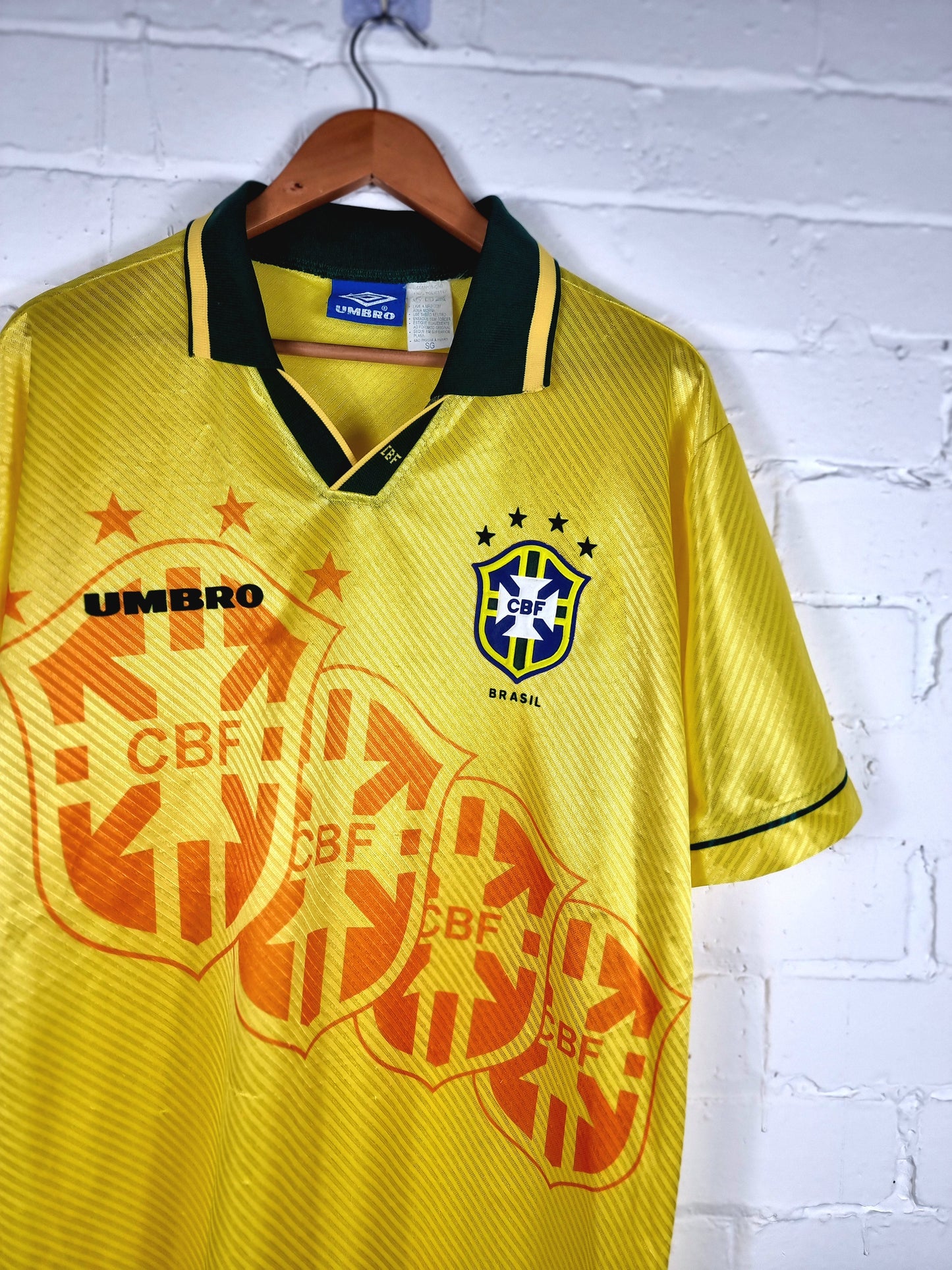 Umbro Brazil 94/97 Home Shirt XL