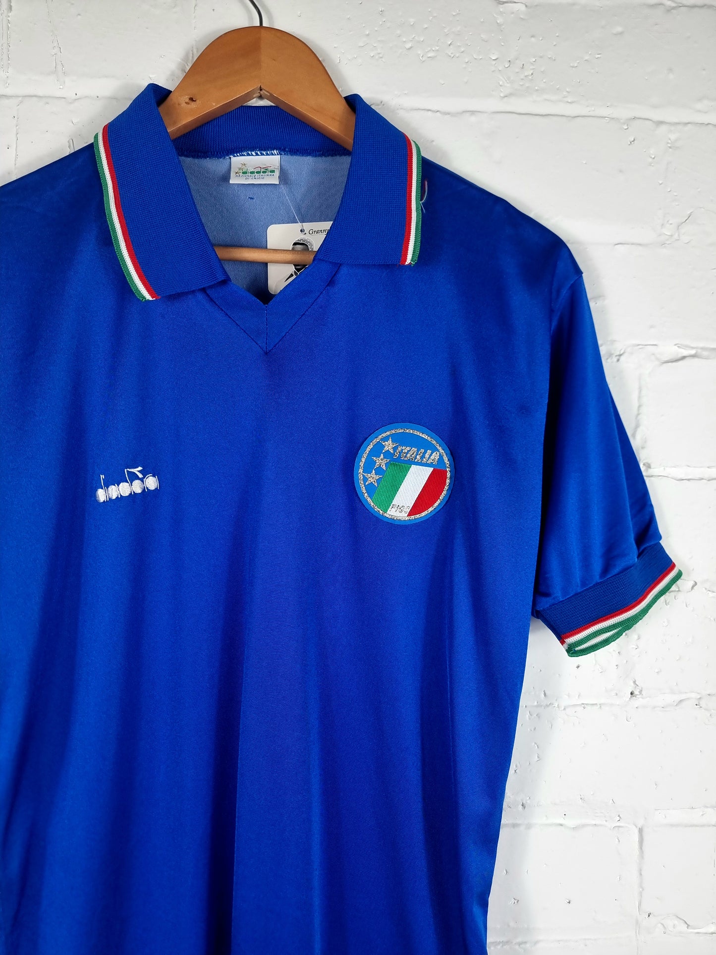 Diadora Italy 86/90 Home Shirt Large