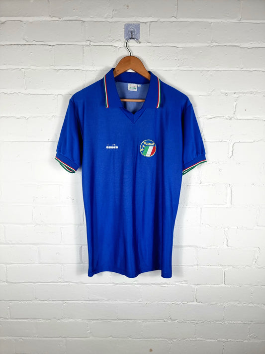 Diadora Italy 86/90 Home Shirt Large